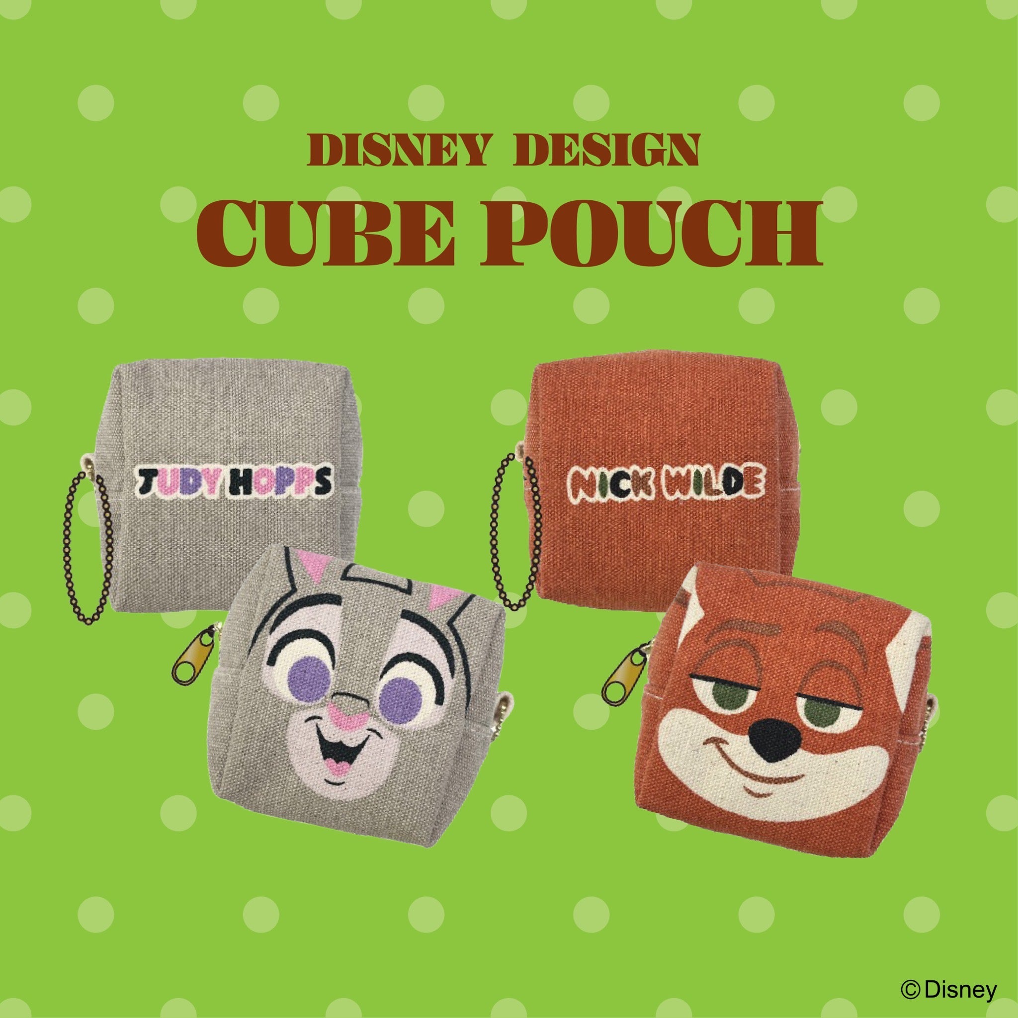 *Pre-order* 2 types: Judy & Nick Cube Pouch - Delivery by end of August