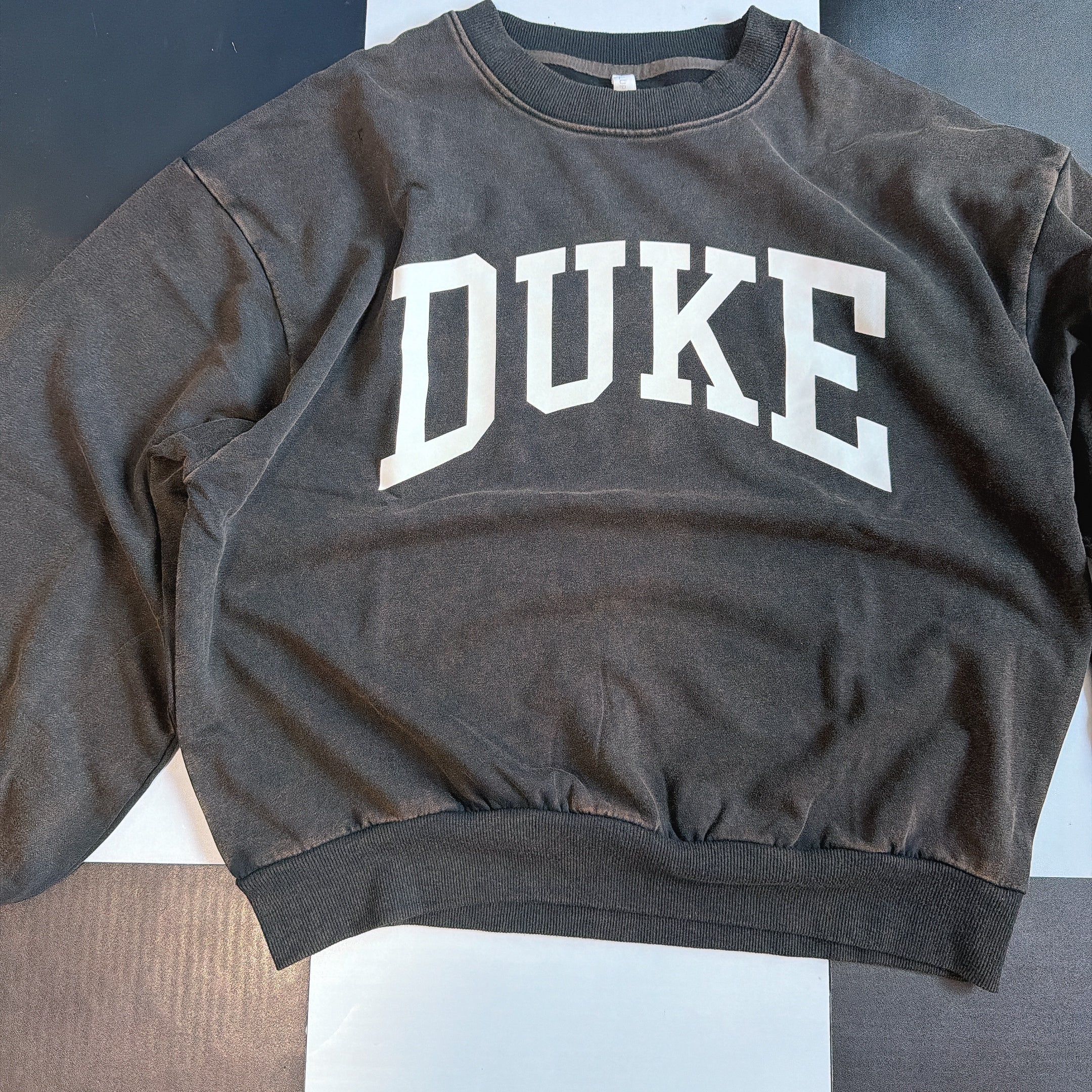 ※上限あり予約※2色 セットアップ可 DUKEケミカル加工 ライトスウェット 3月上旬出荷予定