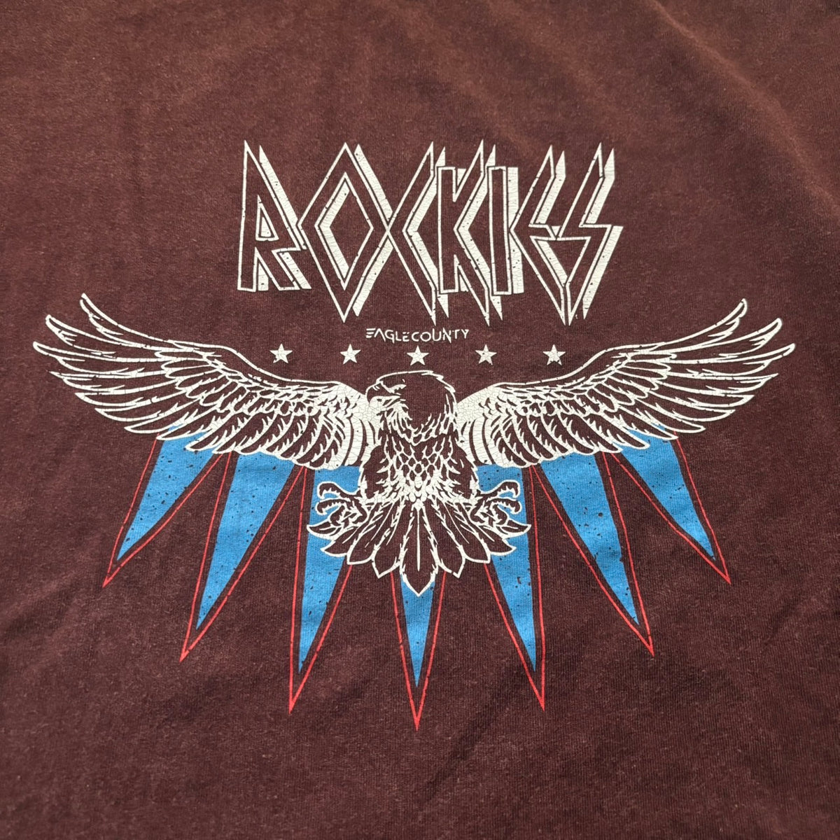 ※予約※ 3色 イーグルプリント ROCKSロゴ フリルロンT 納期目安は商品ページに記載