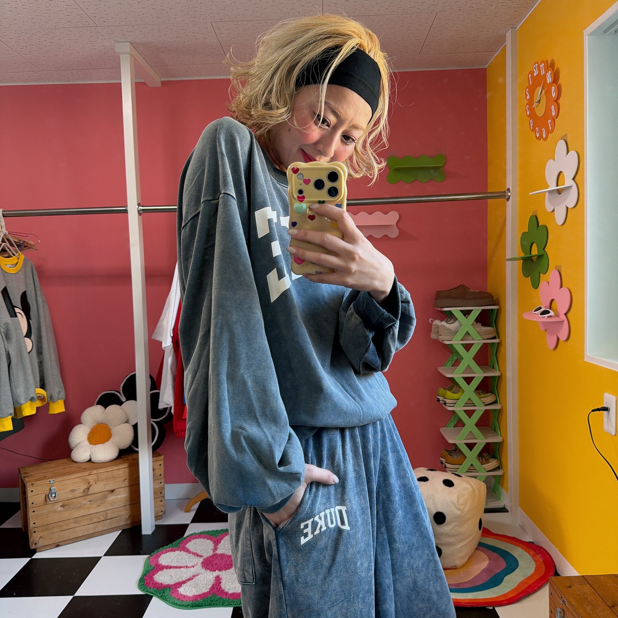 ※上限あり予約※2色 セットアップ可 DUKEケミカル加工 ライトスウェット 3月上旬出荷予定