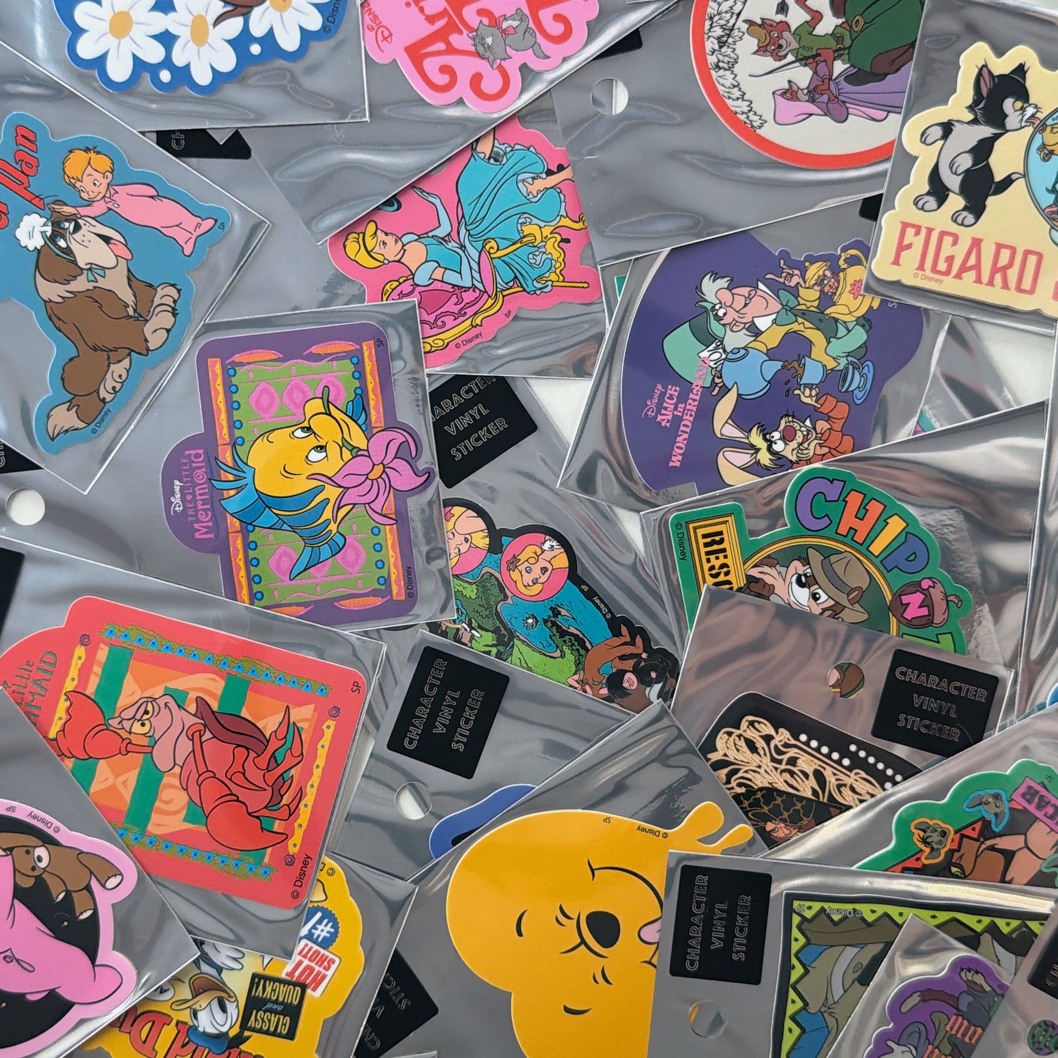 在庫限り 80種類 NOSTALGICA DISNEYデザインキャラクターステッカー