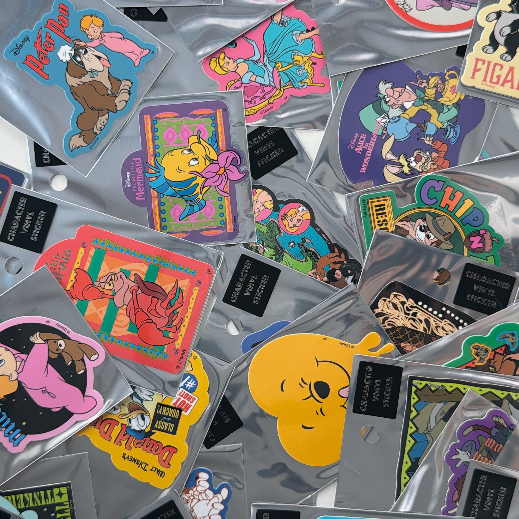 在庫限り 80種類 NOSTALGICA DISNEYデザインキャラクターステッカー