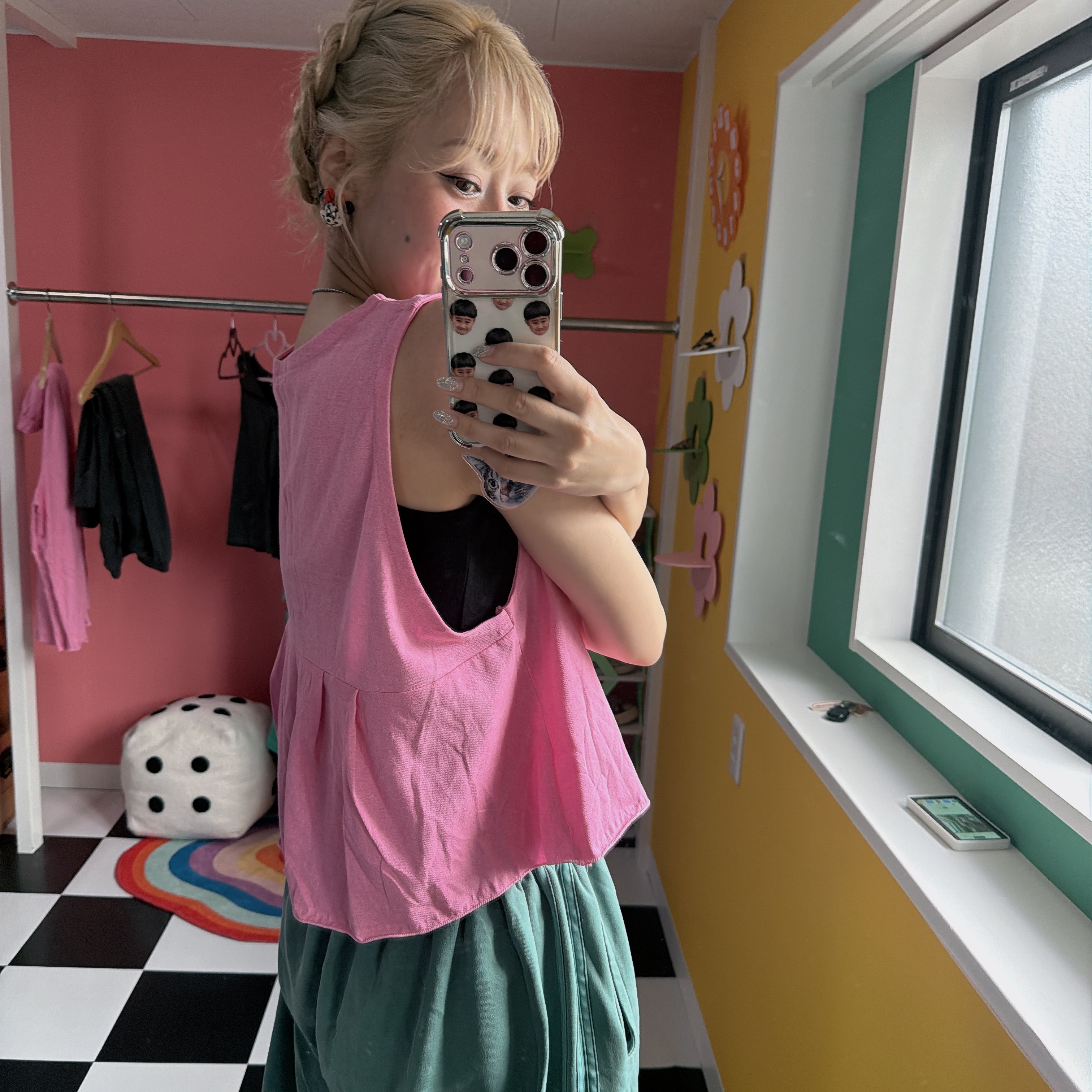 *Pre-order* 2 colors: Pigment Tank Top & Wide Pants (Set-up Compatible) - Scheduled for shipment in August