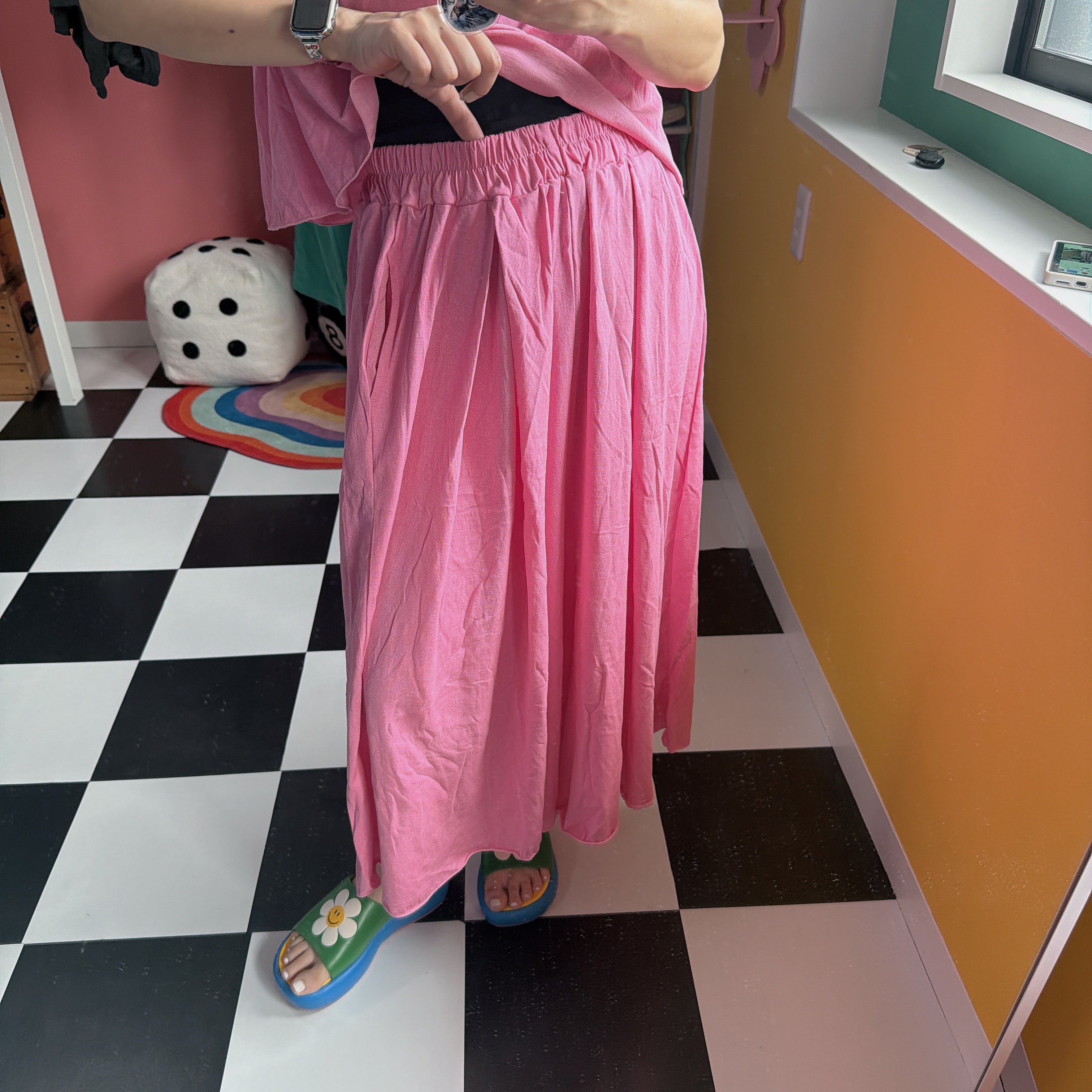 *Pre-order* 2 colors: Pigment Tank Top & Wide Pants (Set-up Compatible) - Scheduled for shipment in August