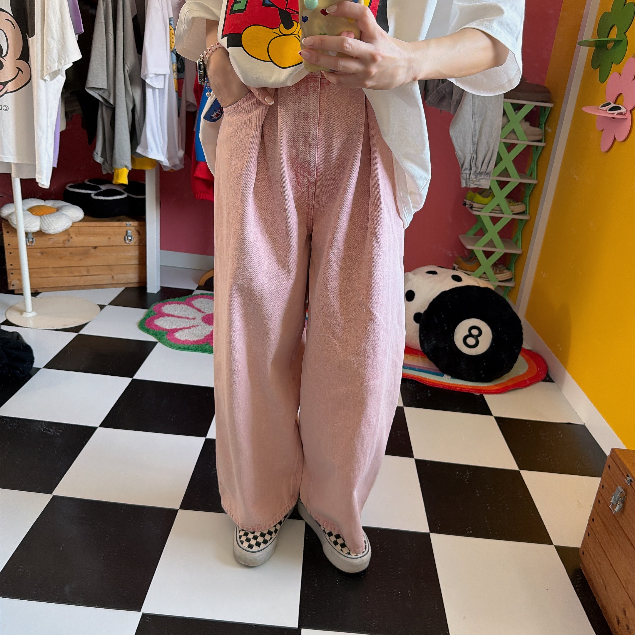 ※上限あり予約※3色 セットアップ可 カラーデニムパンツ  3月中の出荷予定