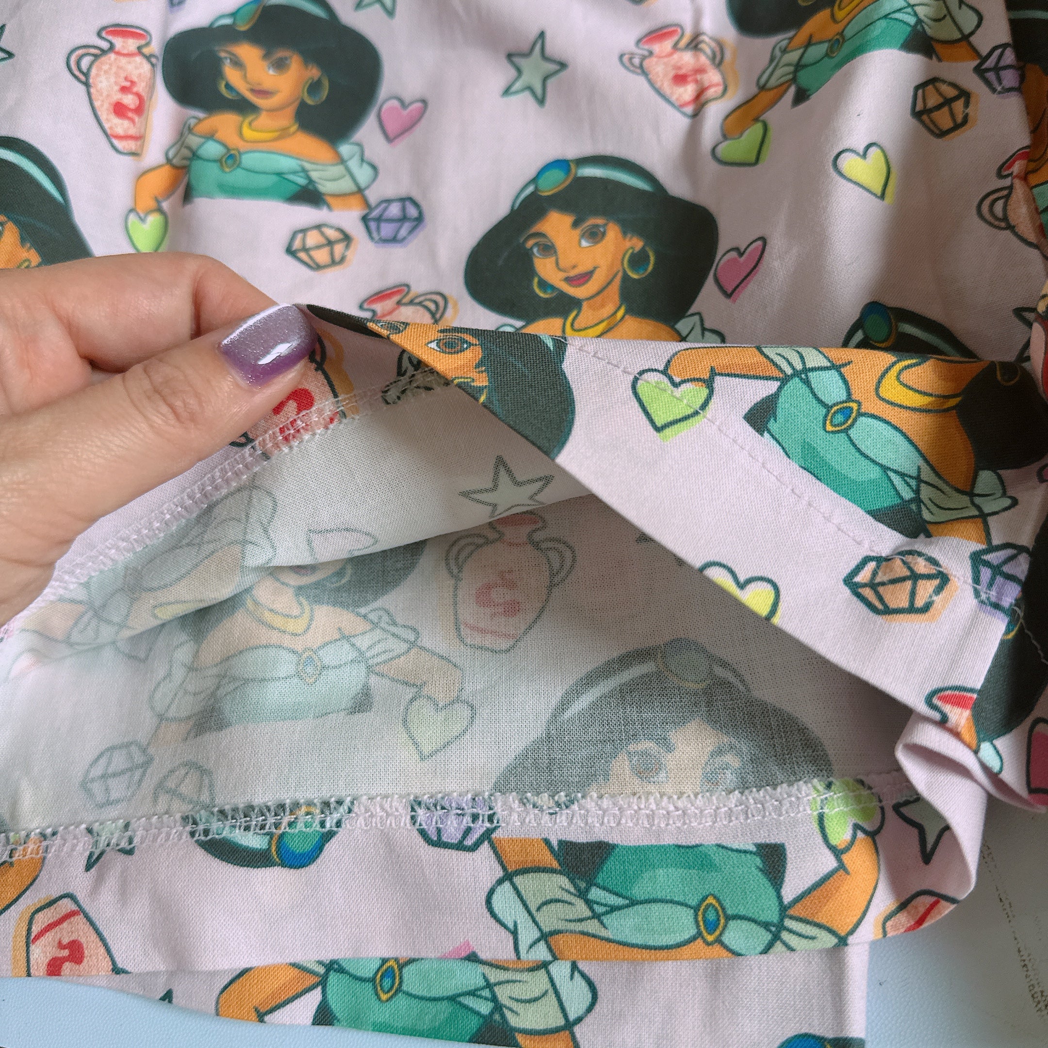 *Pre-order* 4 types of Princess pattern heart button shorts Scheduled to ship in July