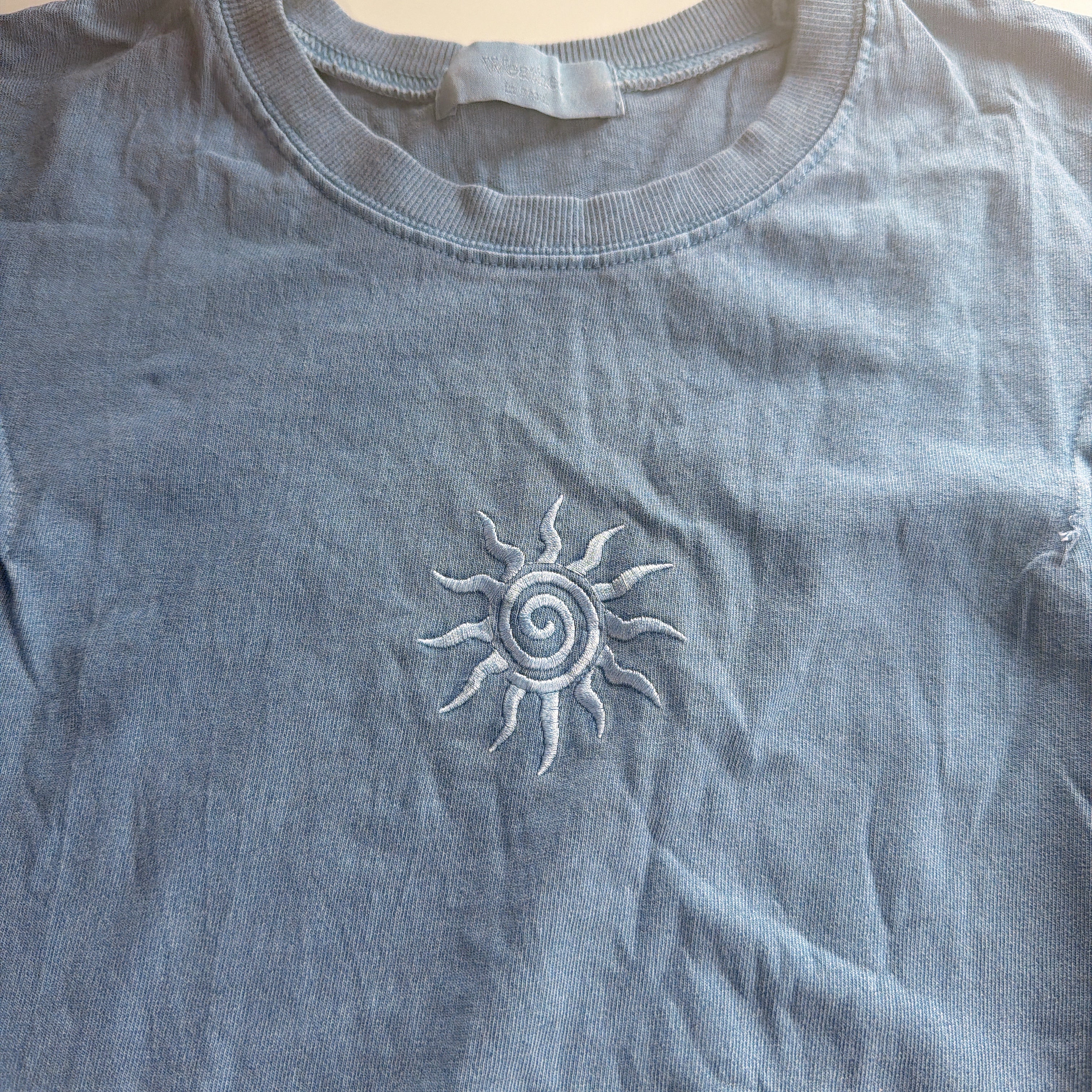 ※予約※ ピグメント太陽刺繍☀︎Tシャツ 8月下旬ごろの発送予定