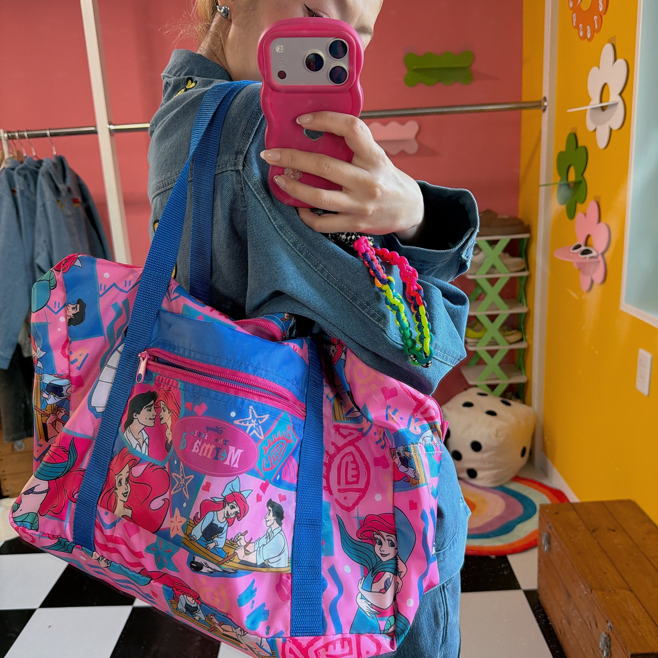 ※上限あり予約※3種類 NOSTALGICA DISNEY 総柄シリーズ 折りたたみボストンバッグ  5月中の出荷予定