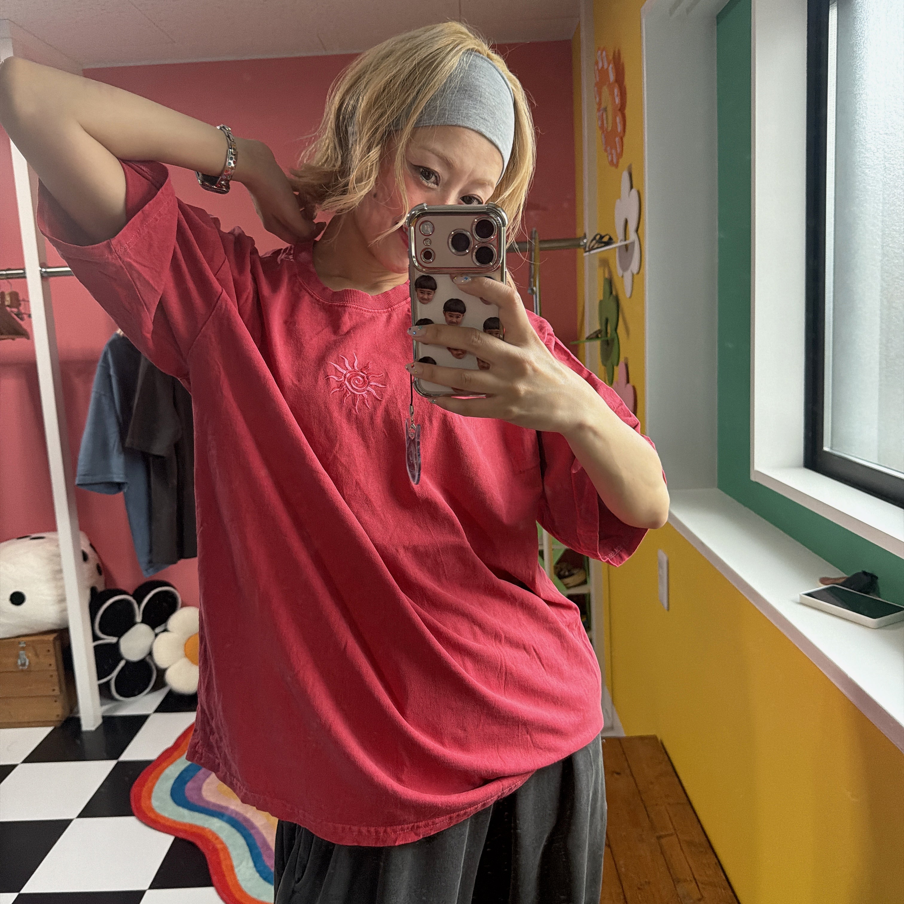 ※予約※ ピグメント太陽刺繍☀︎Tシャツ 8月下旬ごろの発送予定