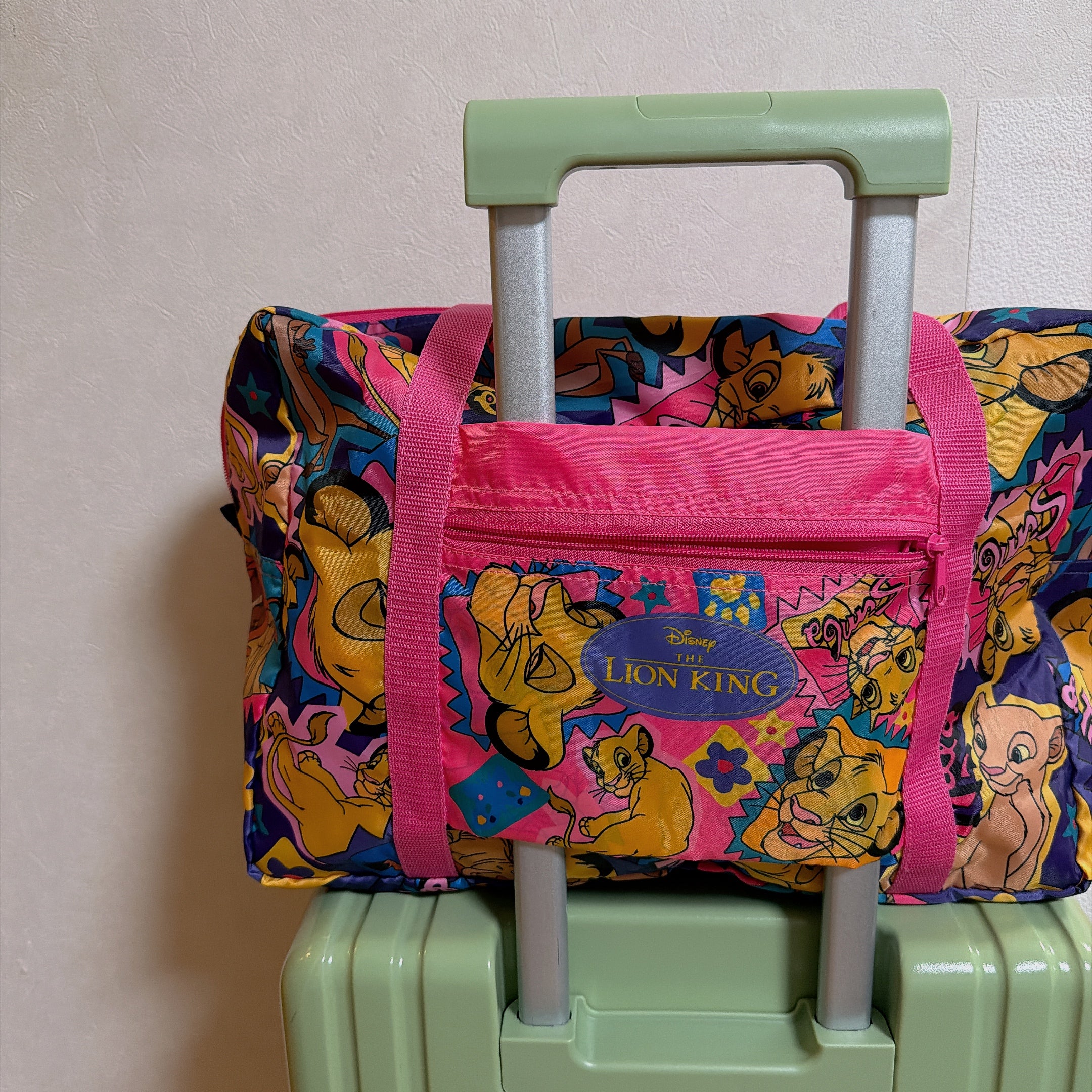 ※上限あり予約※3種類 NOSTALGICA DISNEY 総柄シリーズ 折りたたみボストンバッグ  5月中の出荷予定