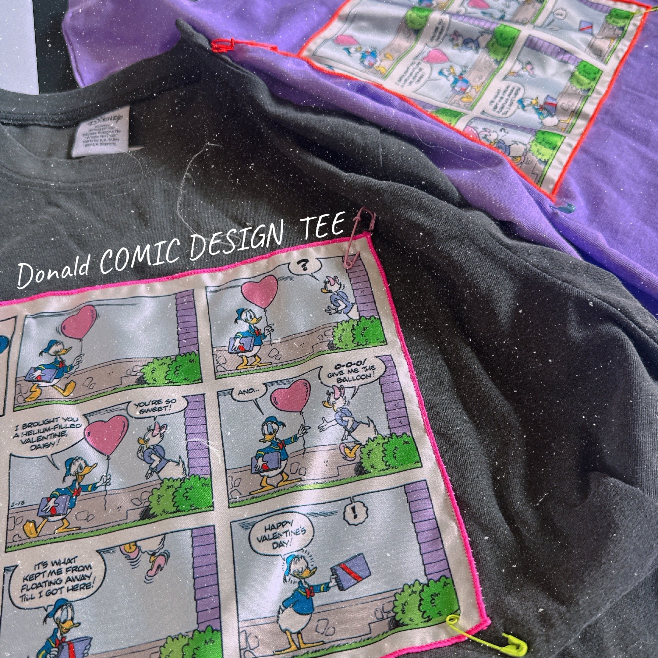 *Pre-order* 2 colors Comic Donald design TEE Scheduled to ship in July
