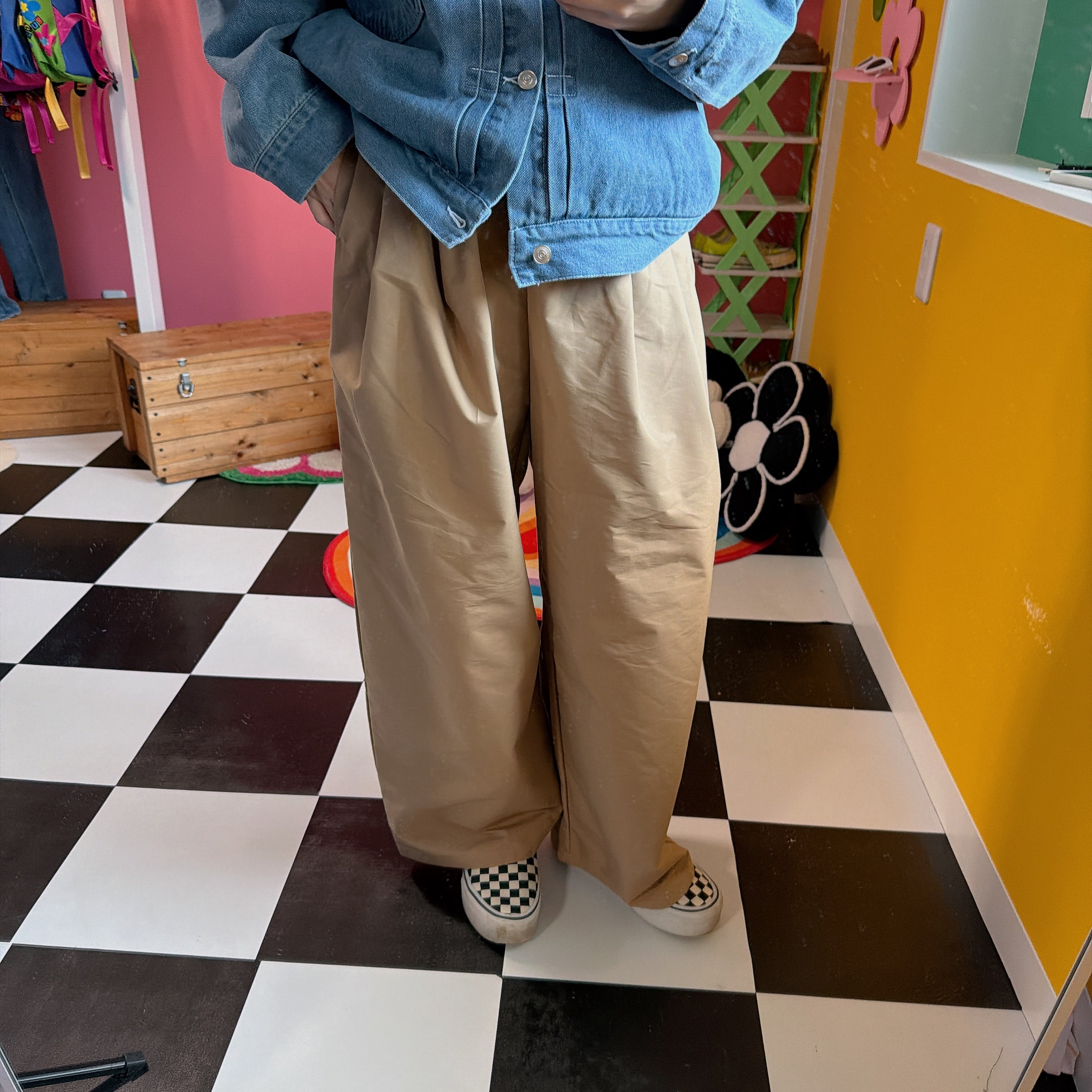 即納 4種類 1点ずつのみ ハンドメイドちゃまべべパンツ