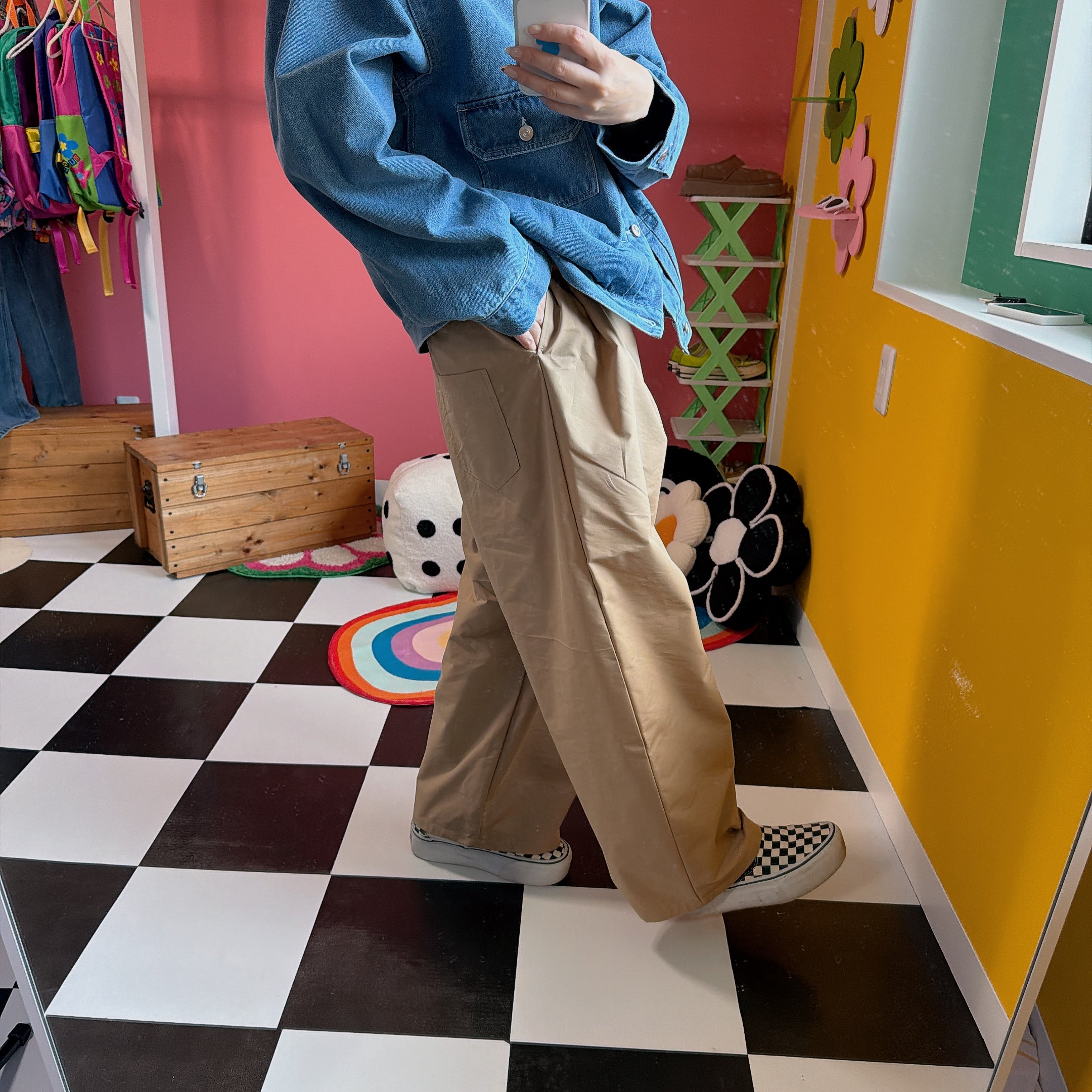 即納 4種類 1点ずつのみ ハンドメイドちゃまべべパンツ