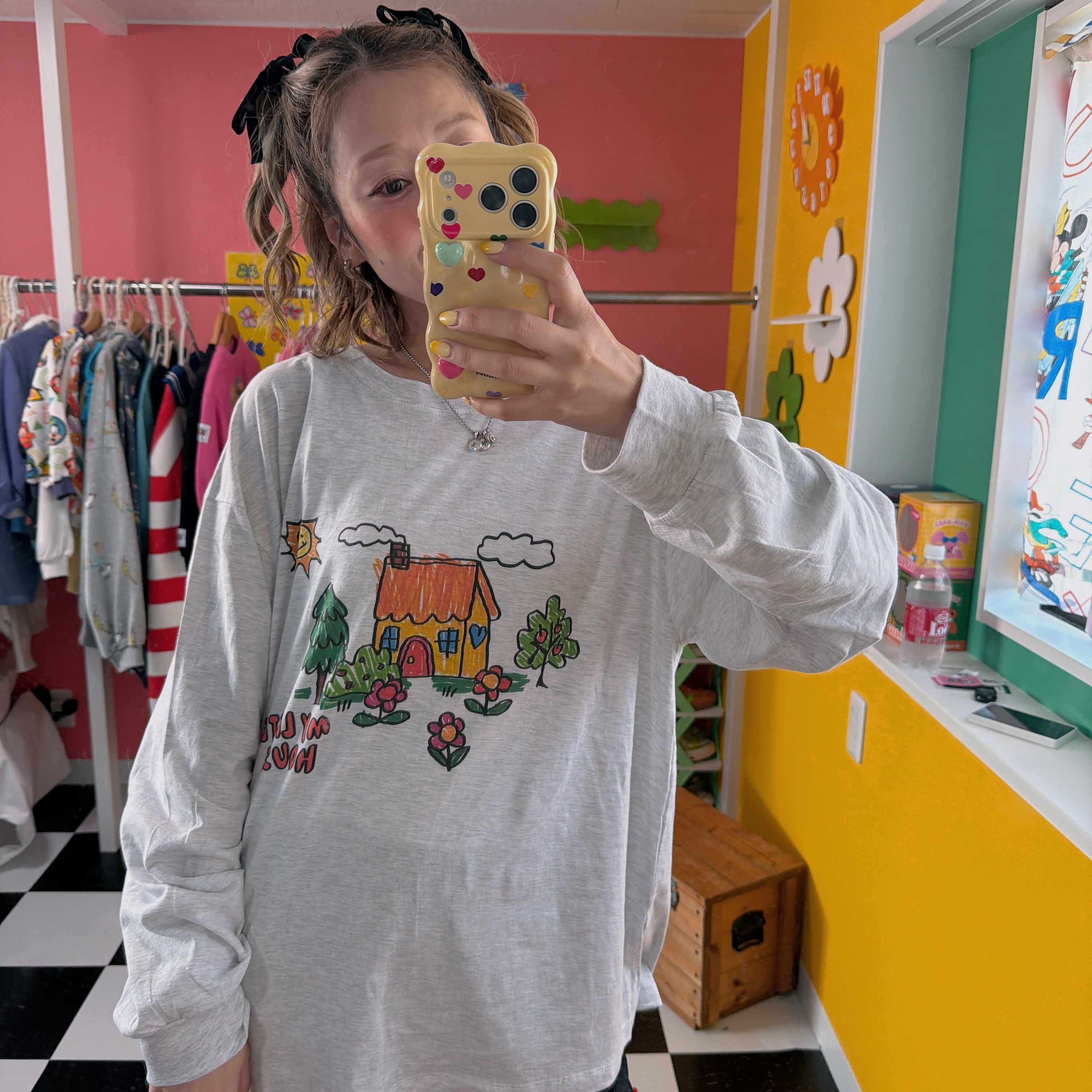 ※予約※レトロハウス落書きロンTEE 11月下旬〜12月上旬のお届け予定