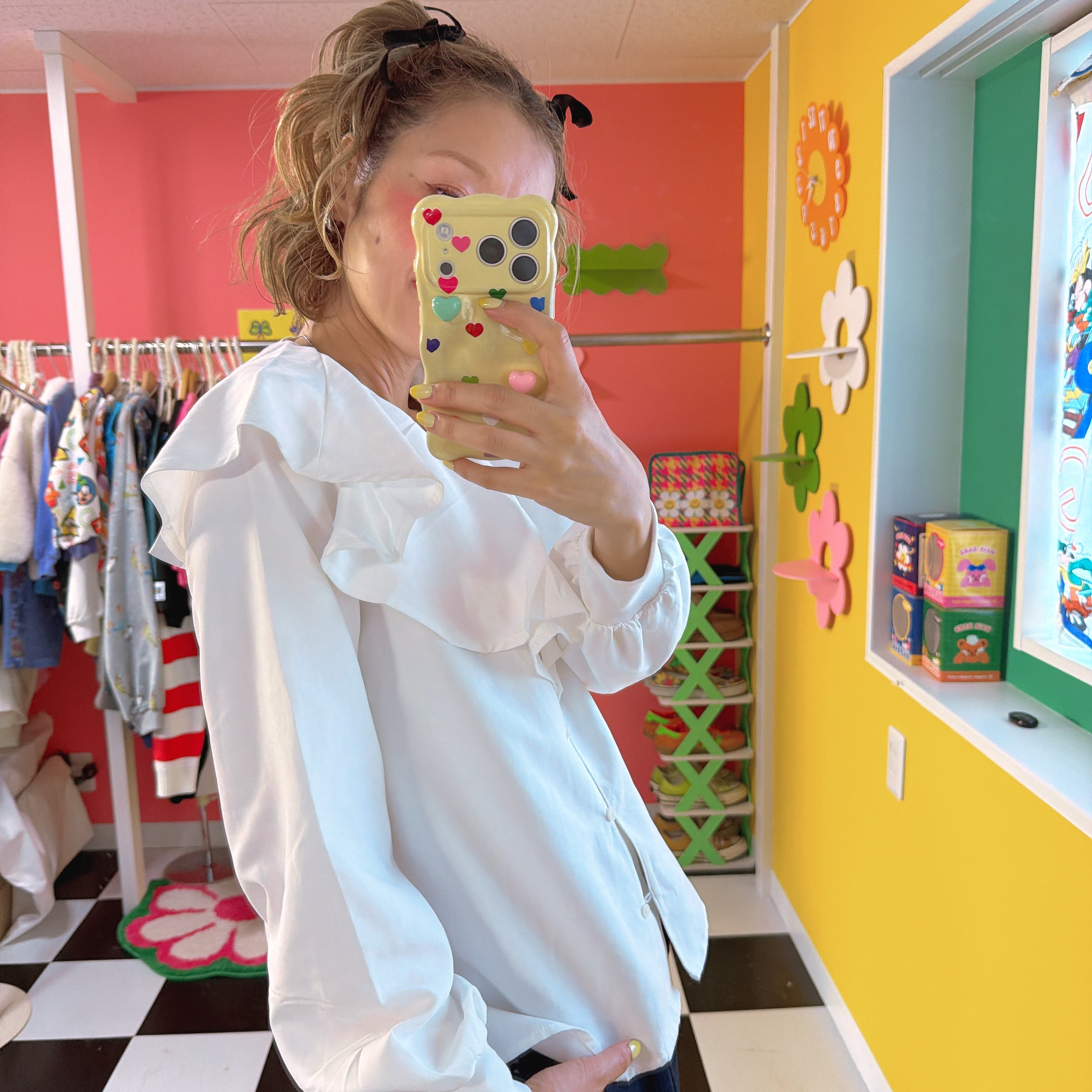 ※予約※ビッグ襟ブラウス 11月中の出荷予定