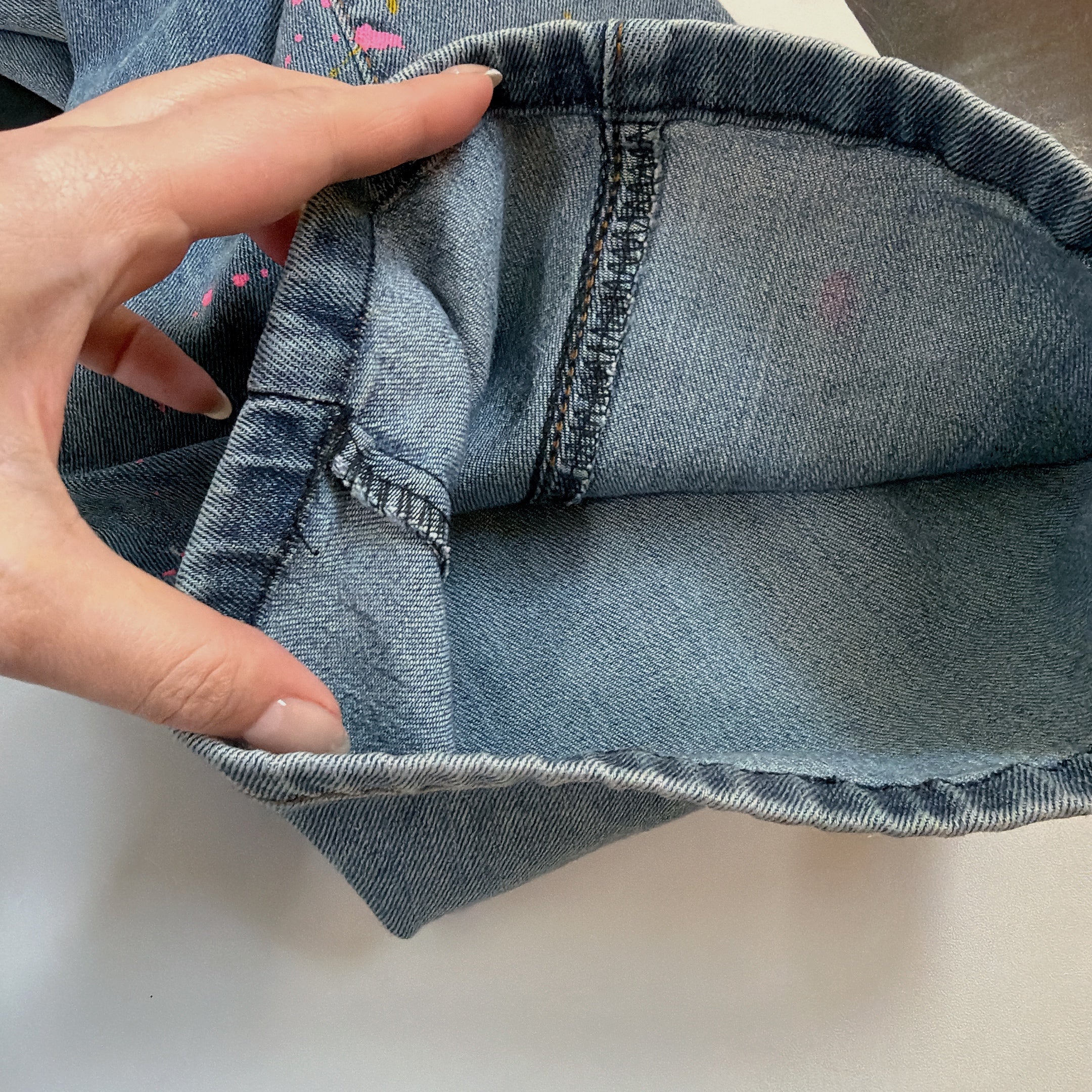 ※予約※ペイントデニムパンツ 5月中の出荷予定