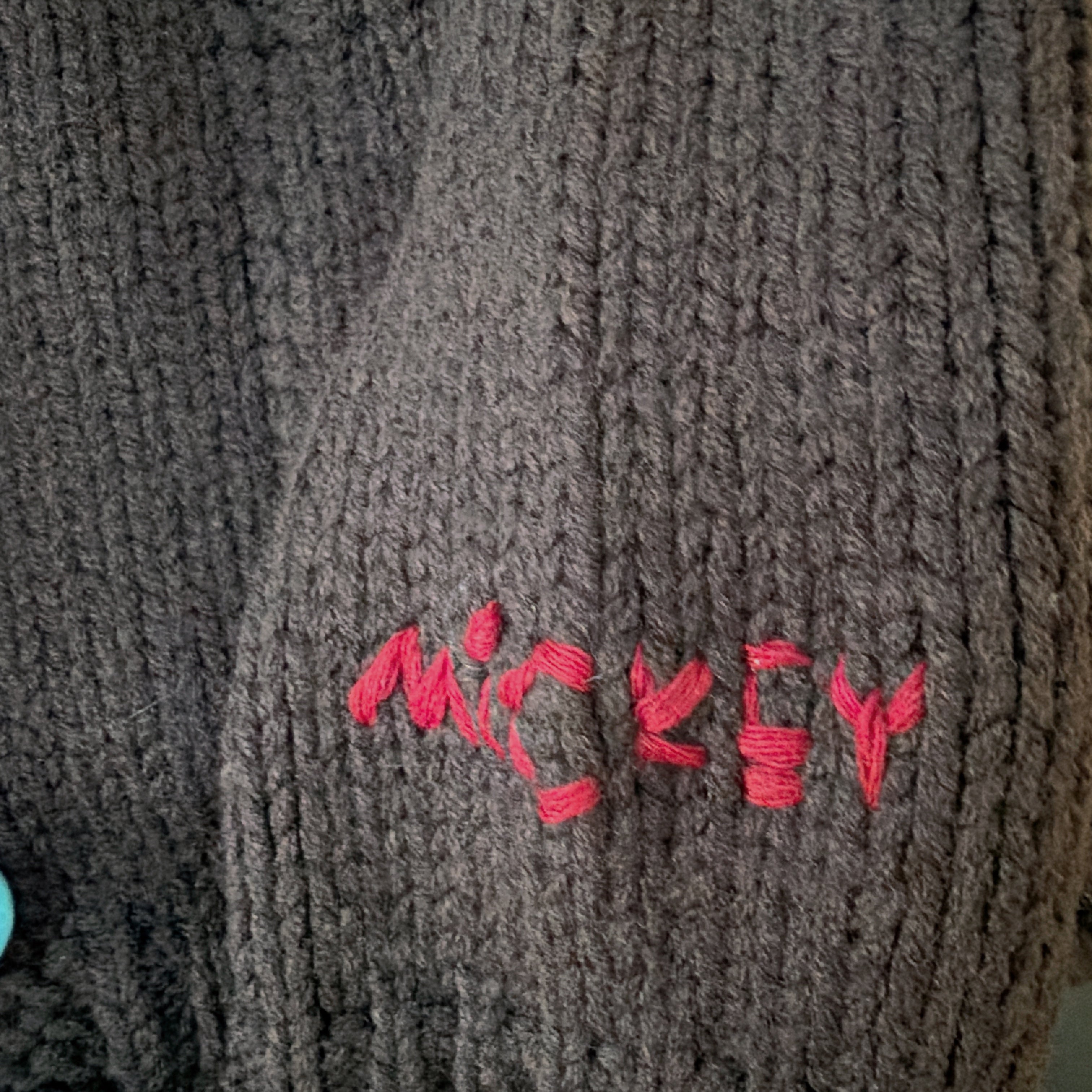 ※予約※2色 ミッキーハンドメイドニット 12月中の出荷予定