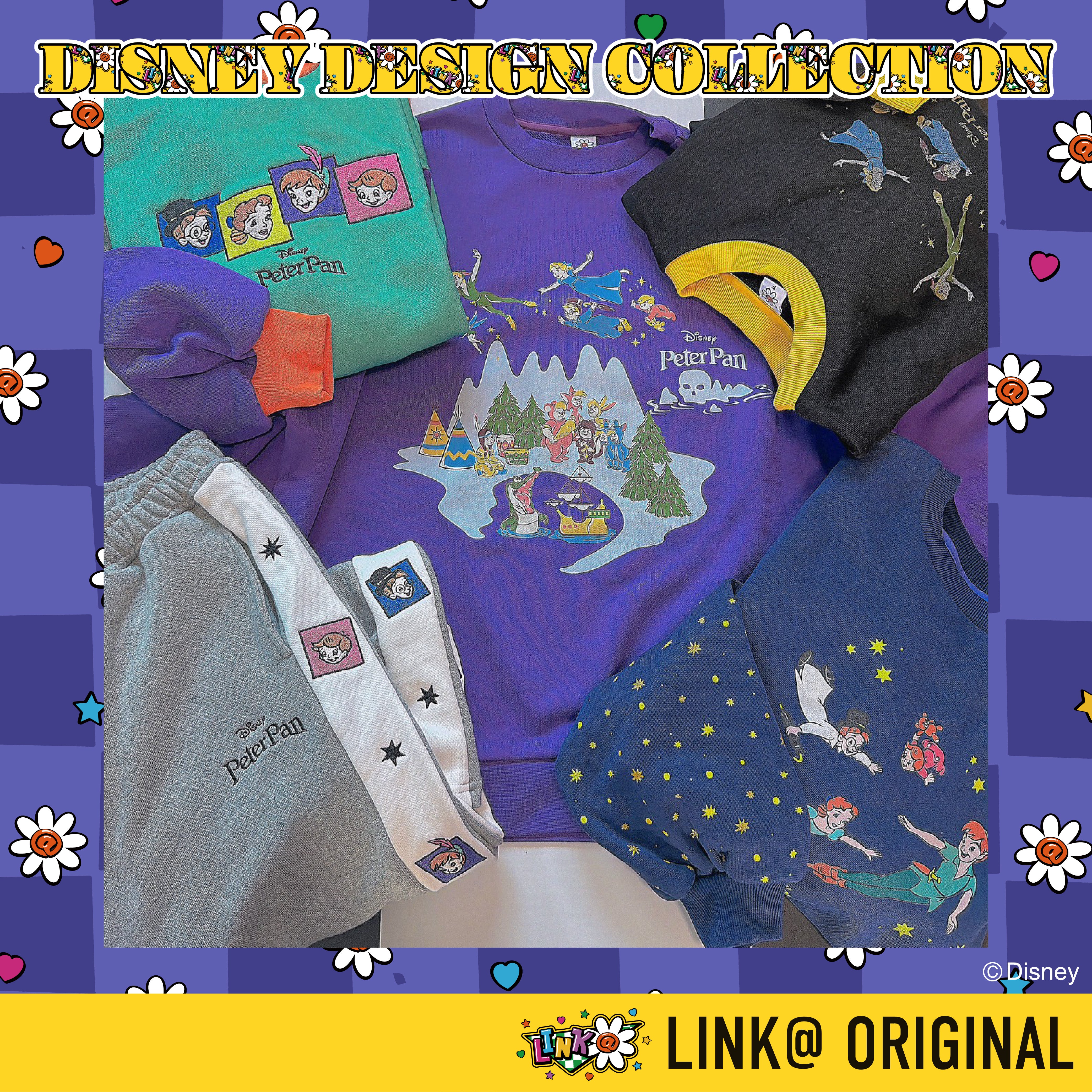 ※予約※ LINK@ORIGINAL ピーター・パン 夜空のスウェット 10月下旬〜11月上旬の出荷予定