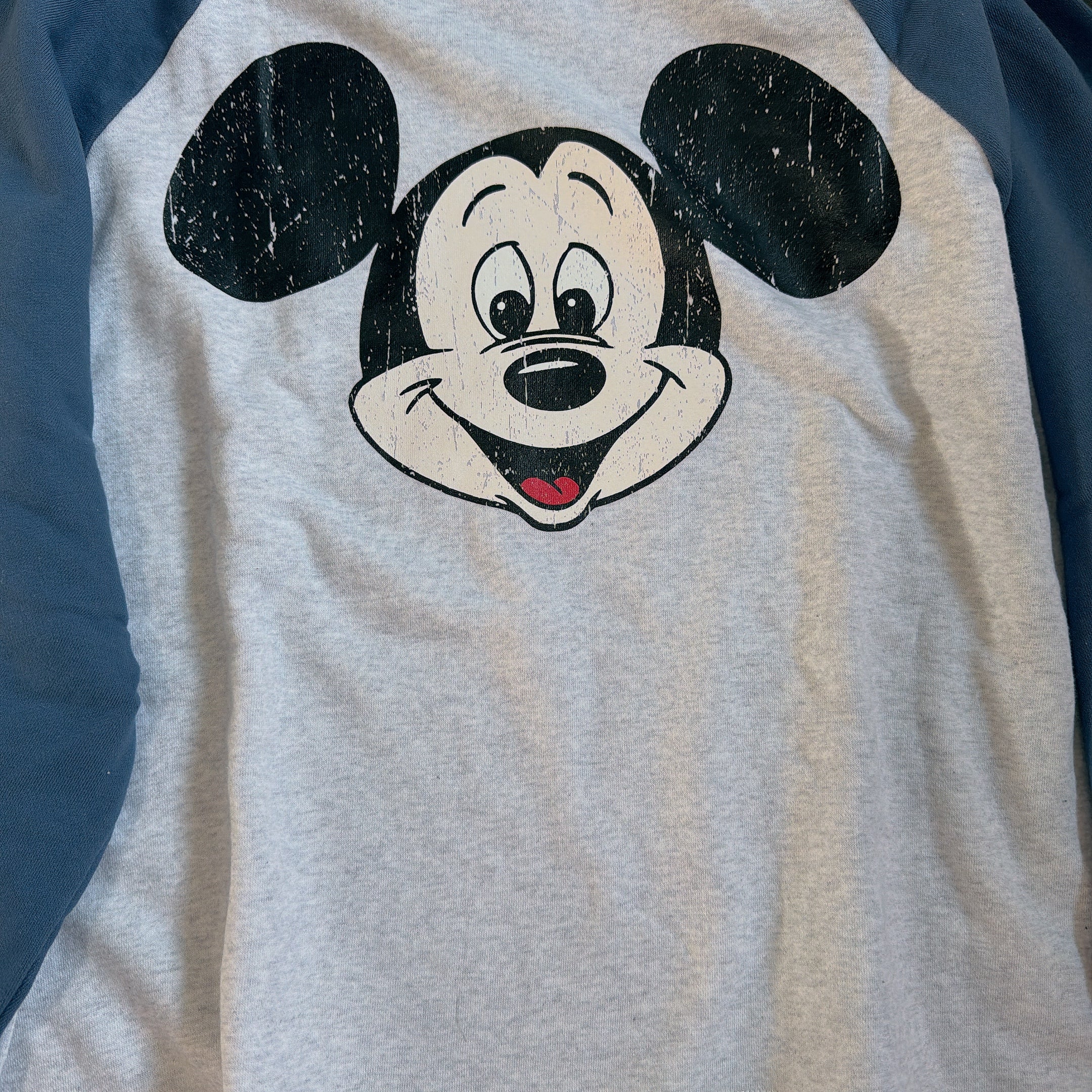 ※予約※2色 MICKEYラグランスウェット  5月中の出荷予定