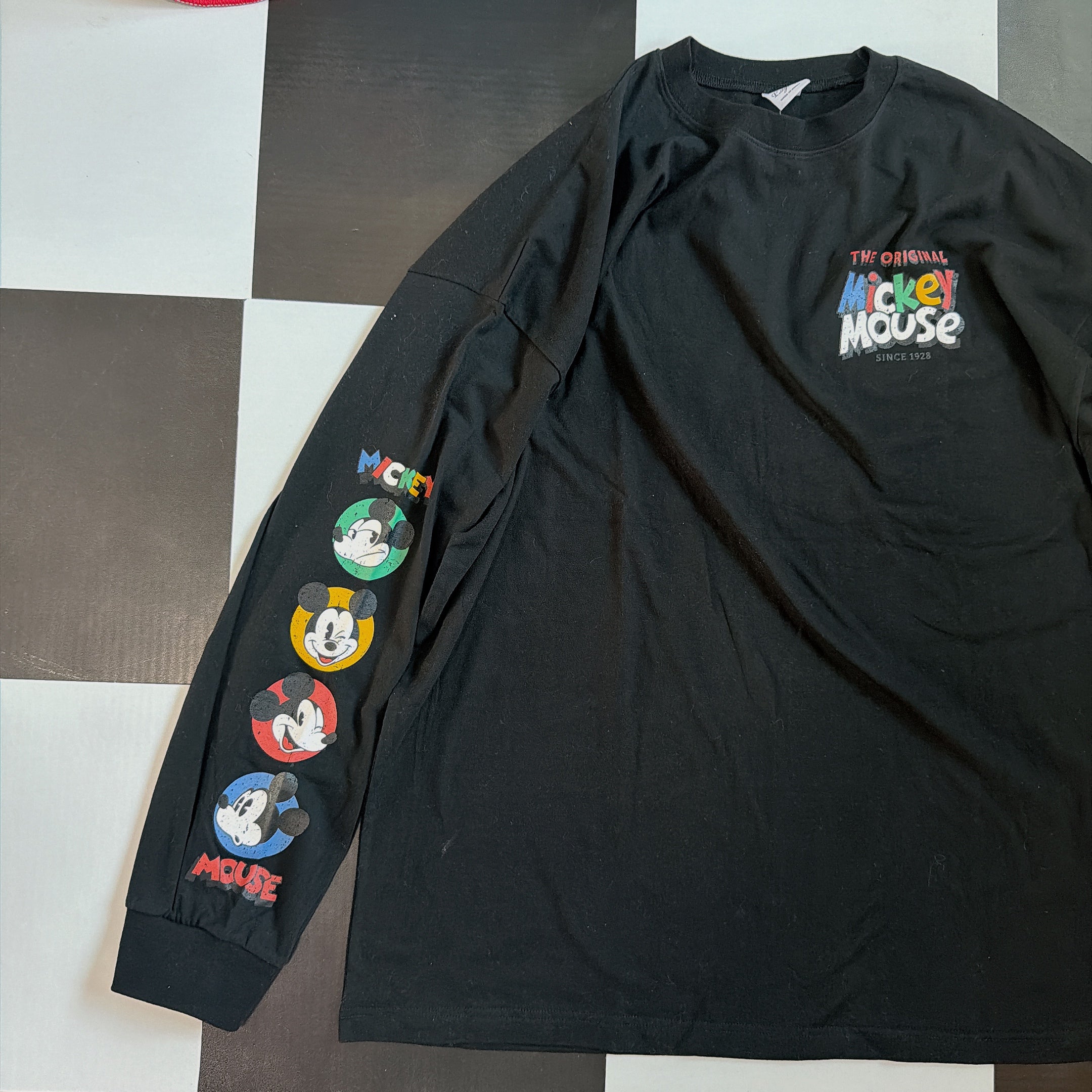 ※予約※ 袖プリントMICKEYロンTEE  5月中の出荷予定