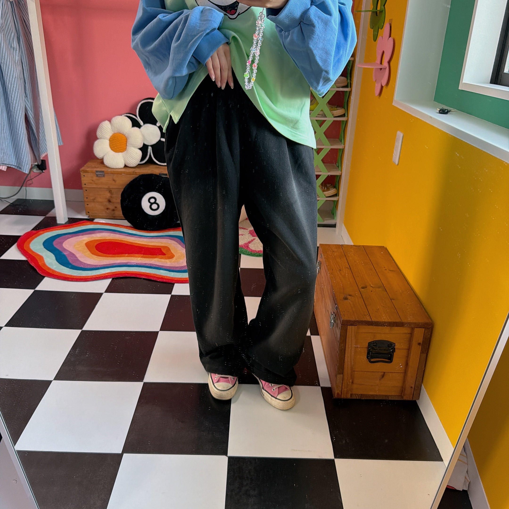 ※予約※2色 ピグメントドロストスウェットパンツ  5月中の出荷予定