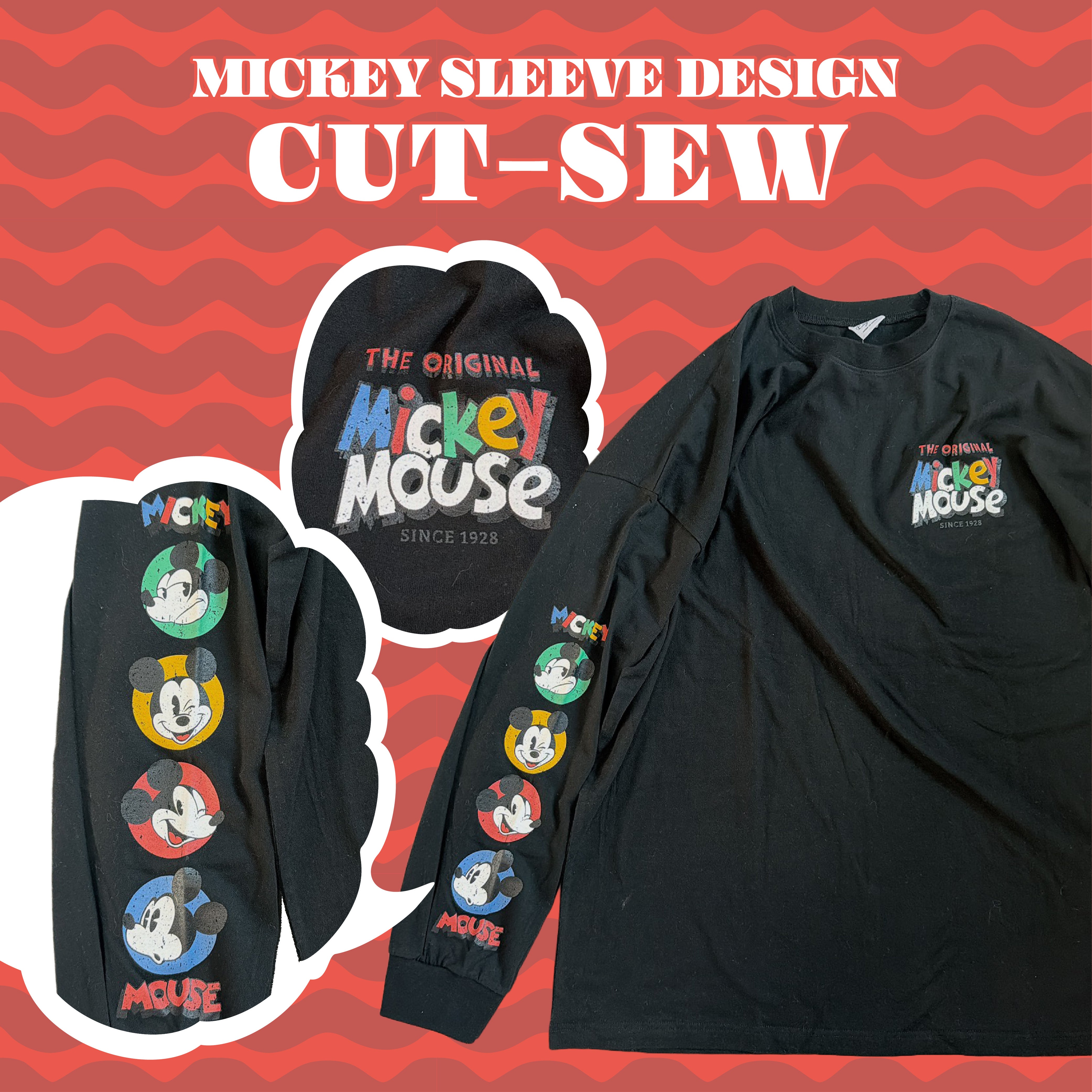 ※予約※ 袖プリントMICKEYロンTEE  5月中の出荷予定