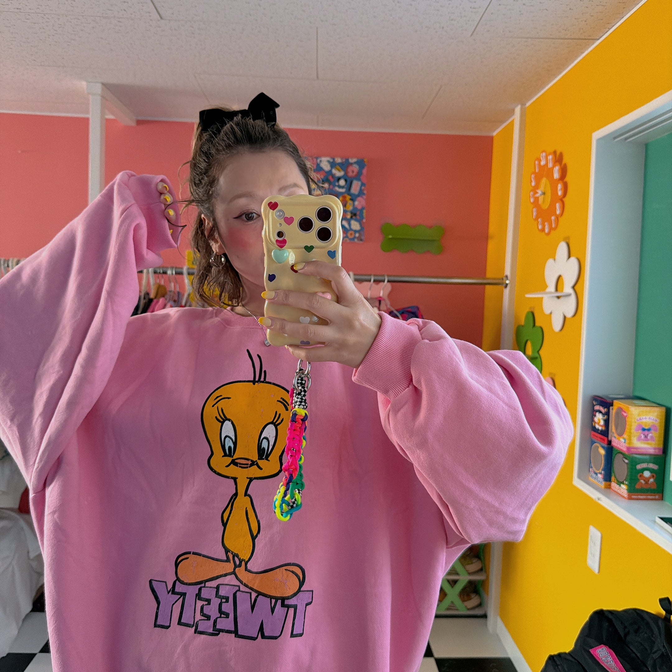 ※予約※トゥイーティー裏起毛ビッグスウェット 12月中の出荷予定