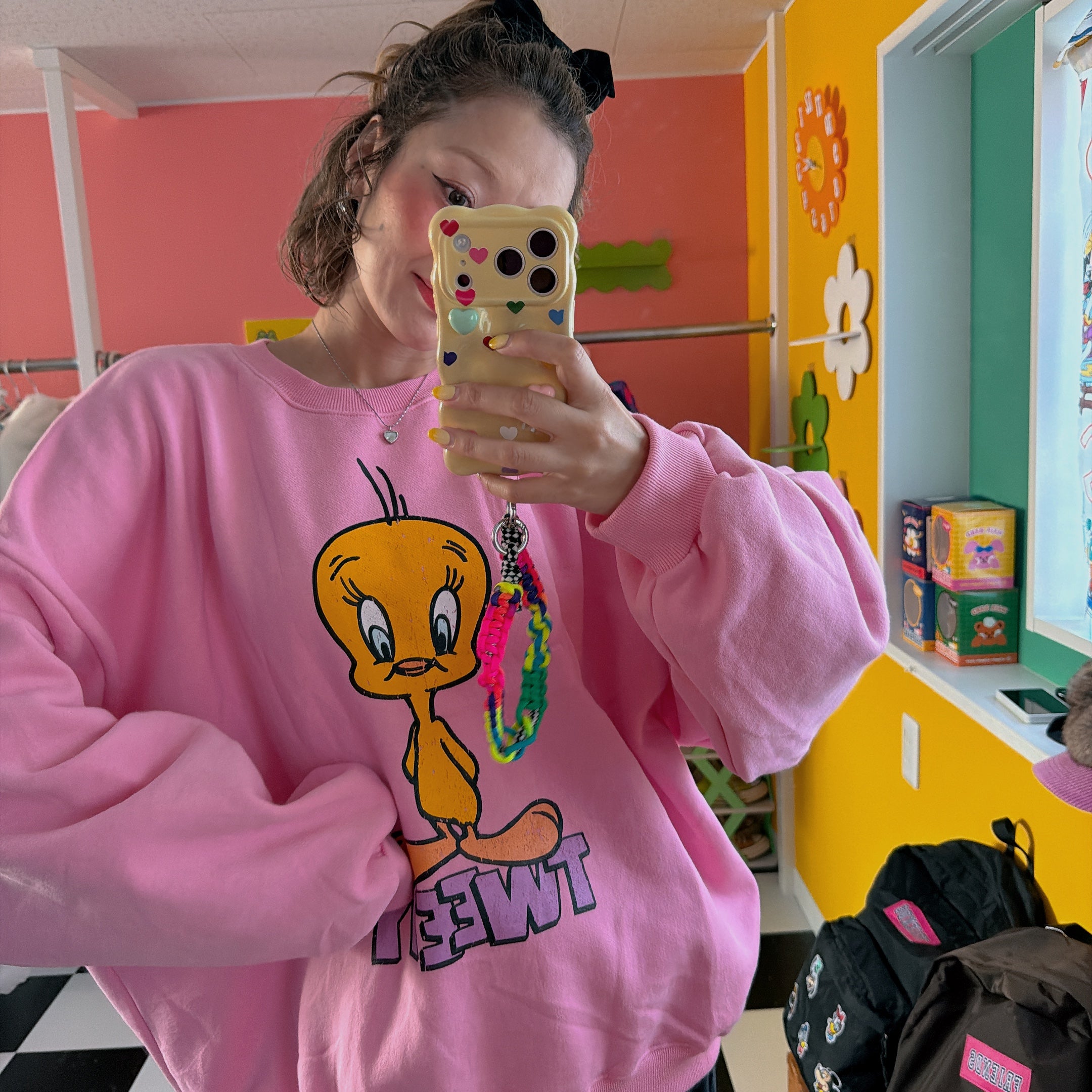 ※予約※トゥイーティー裏起毛ビッグスウェット 12月中の出荷予定