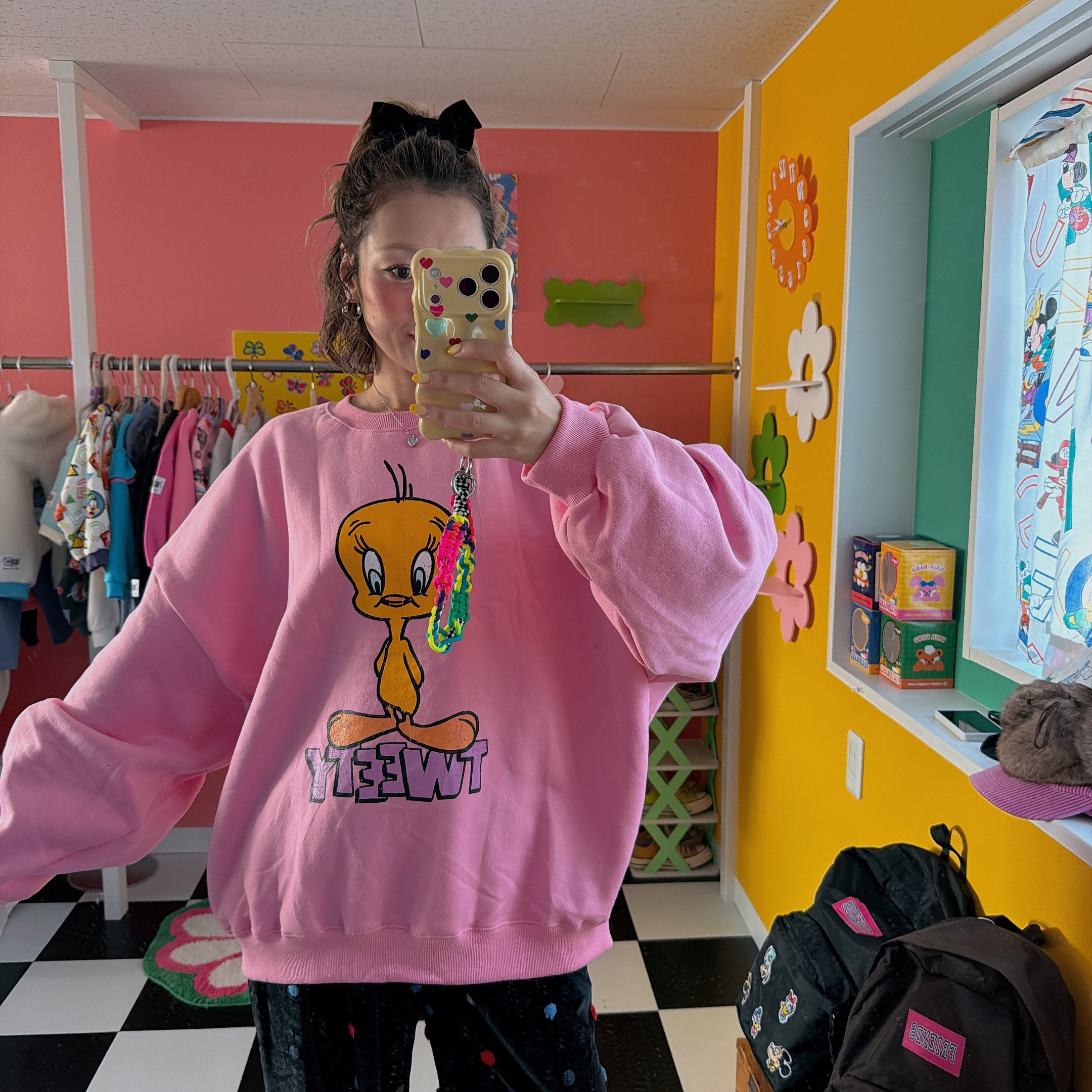 ※予約※トゥイーティー裏起毛ビッグスウェット 12月中の出荷予定