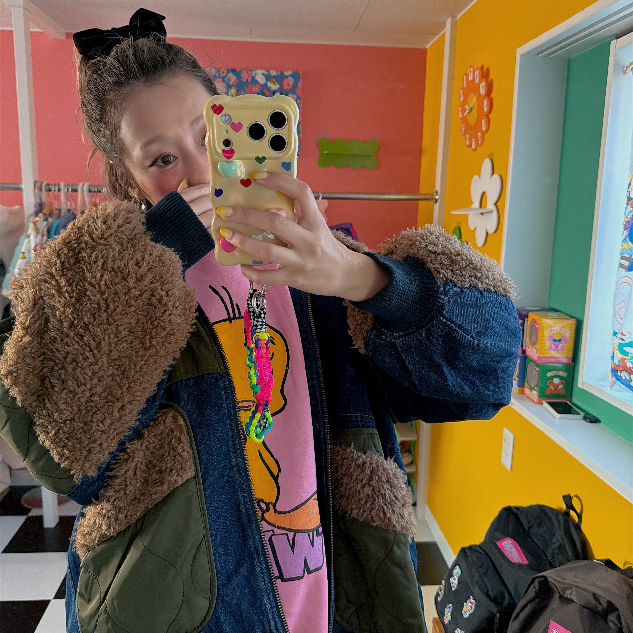 ※予約※トゥイーティー裏起毛ビッグスウェット 12月中の出荷予定