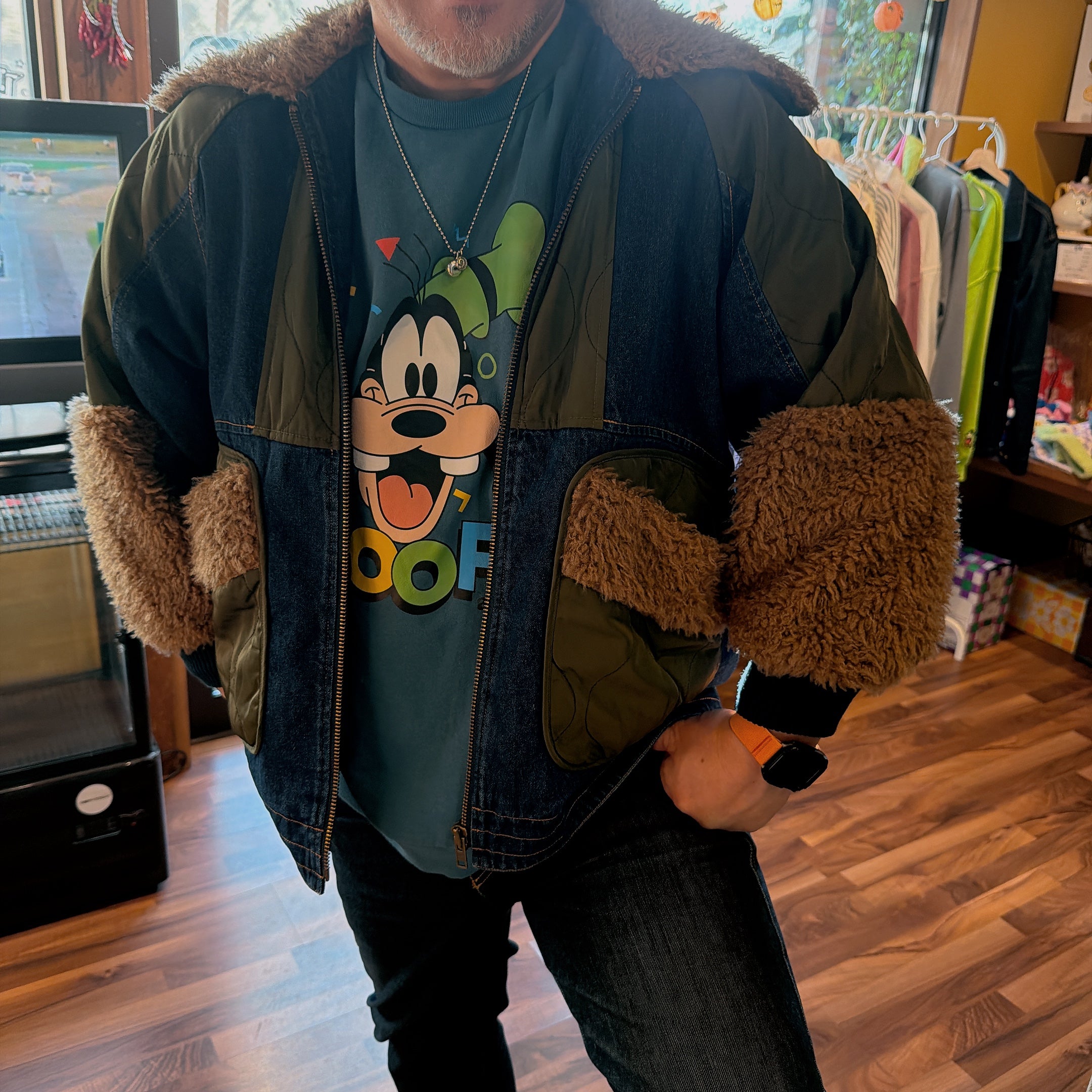 ※上限あり予約※キルティングデニムジャケット11月下旬の出荷予定