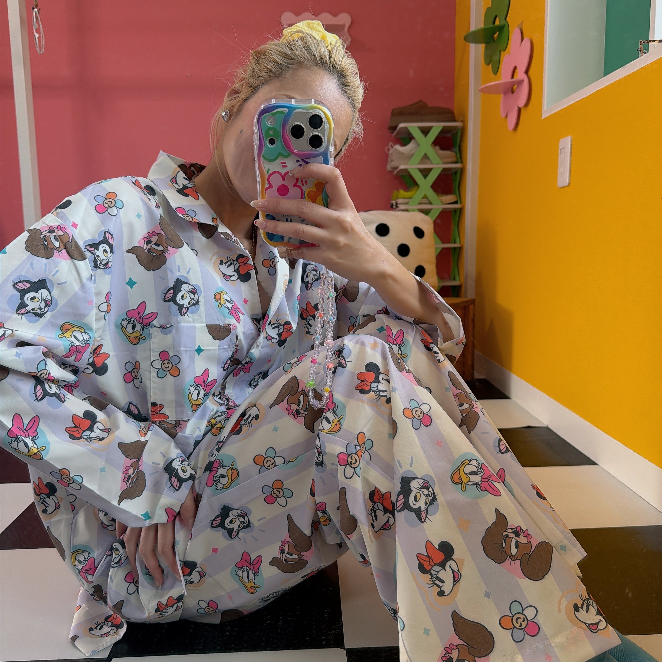 ※予約※3色 DISNEYパジャマ上下セット 5月中の出荷予定