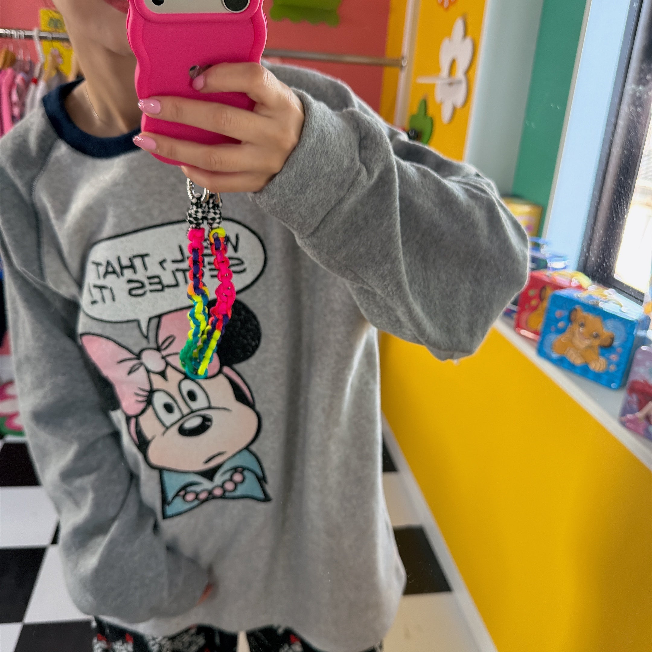 ※予約※2色 ミニーラグランオーバーサイズスウェット 12月中の出荷予定