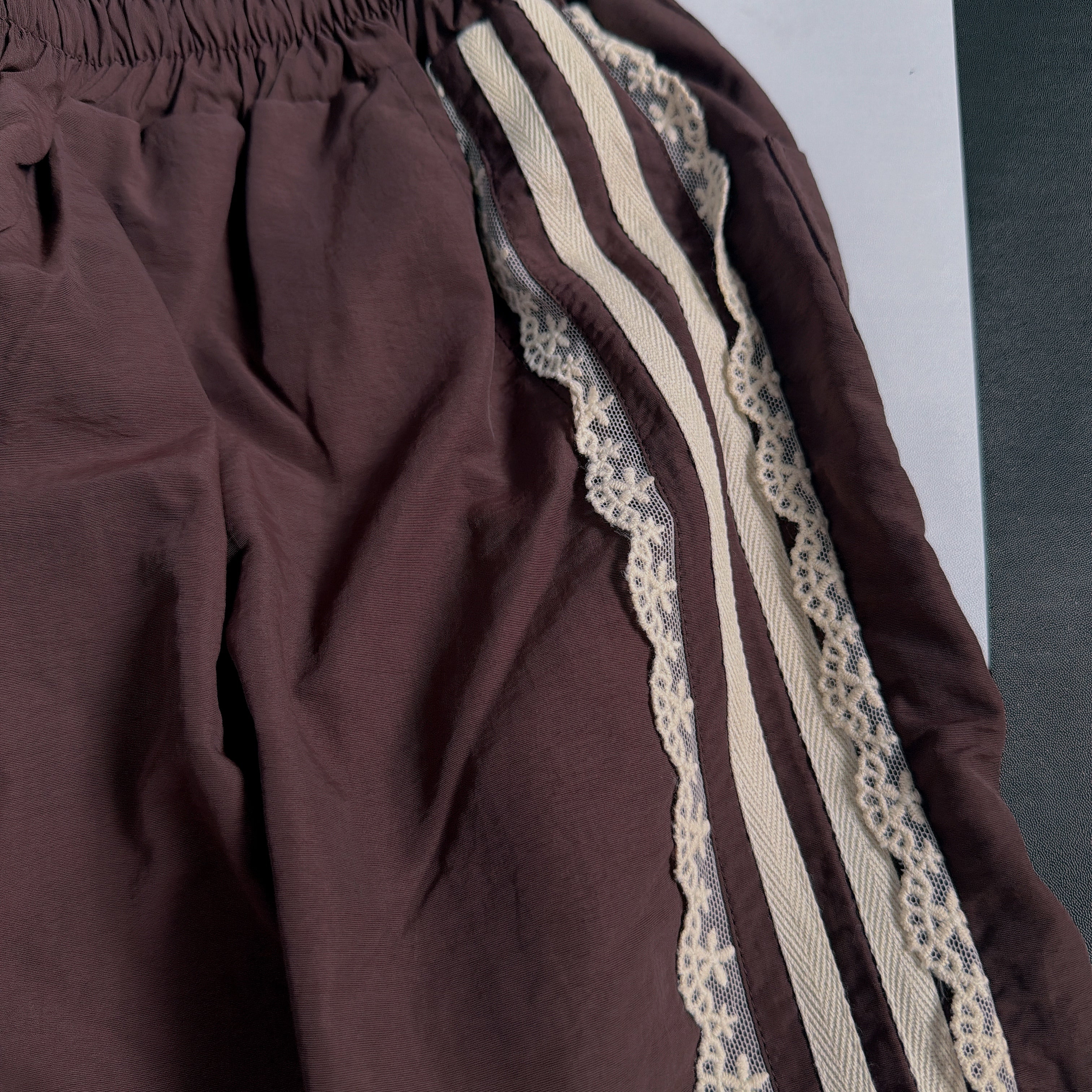 *Reservation* Matching Set: Lace Side Line Track Jacket & Pants - Scheduled for shipment in September