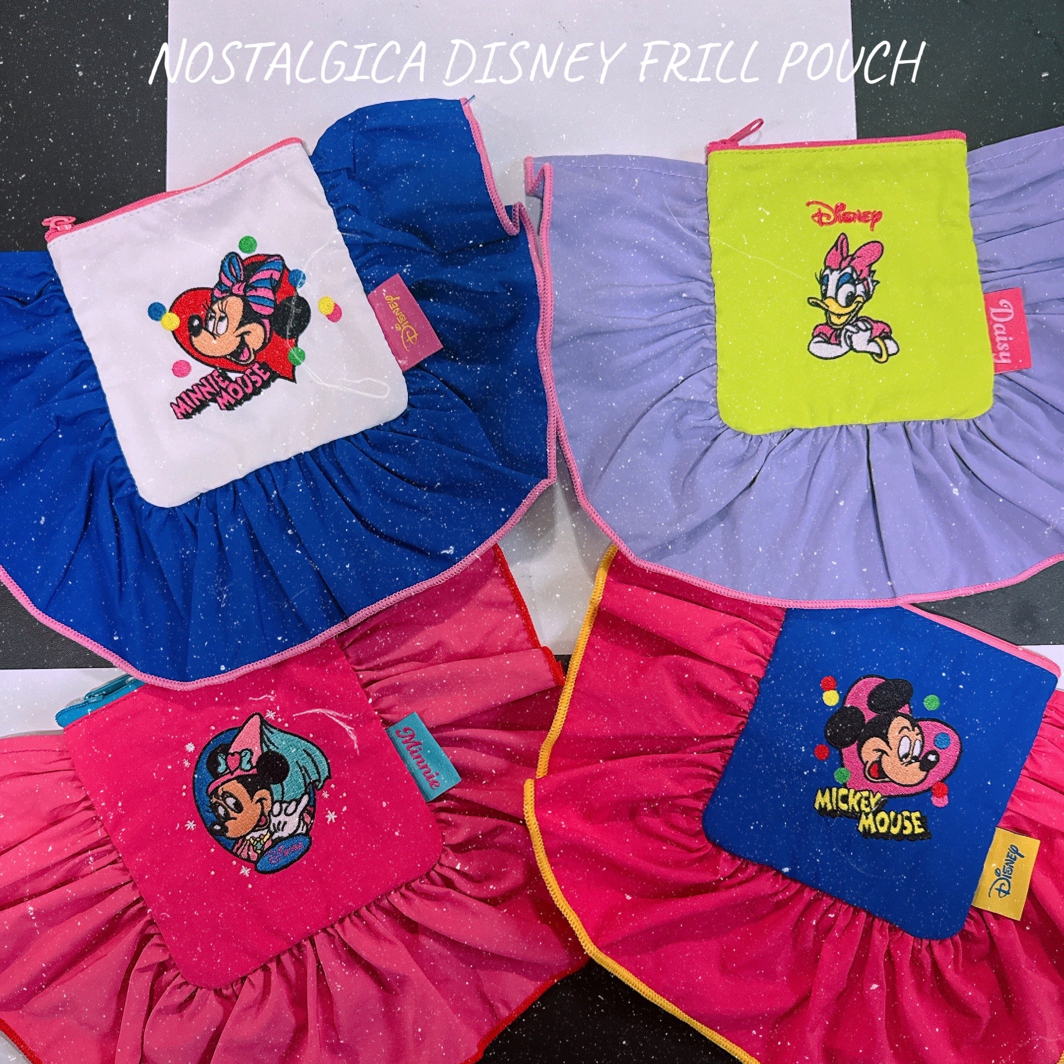 ※Pre-order※ NOSTALGICA new product pre-order 3 types of frill pouches Scheduled to ship in May