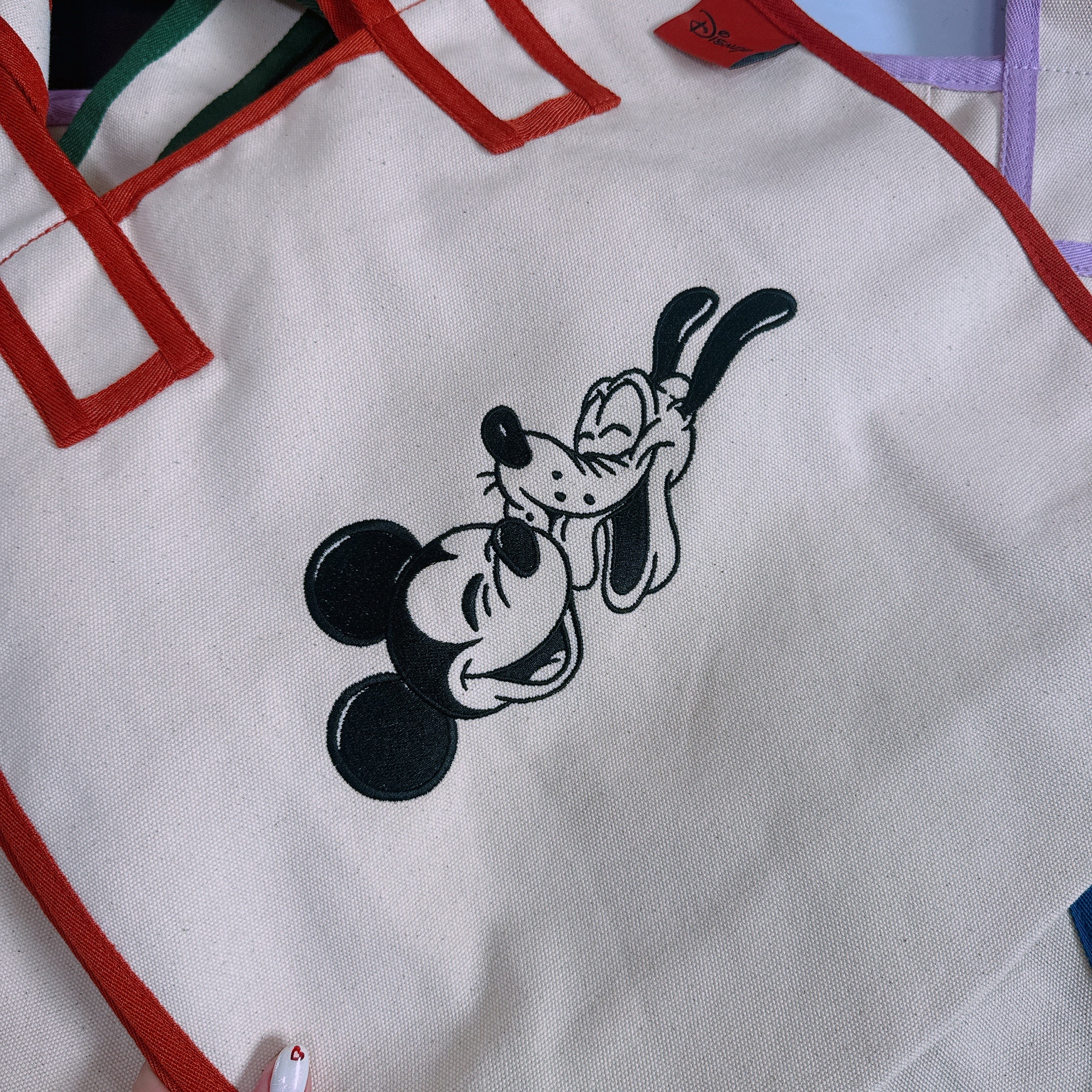 ※予約※ディズニー新作先行予約 7種類 刺繍ビッグトート 5月中の出荷予定