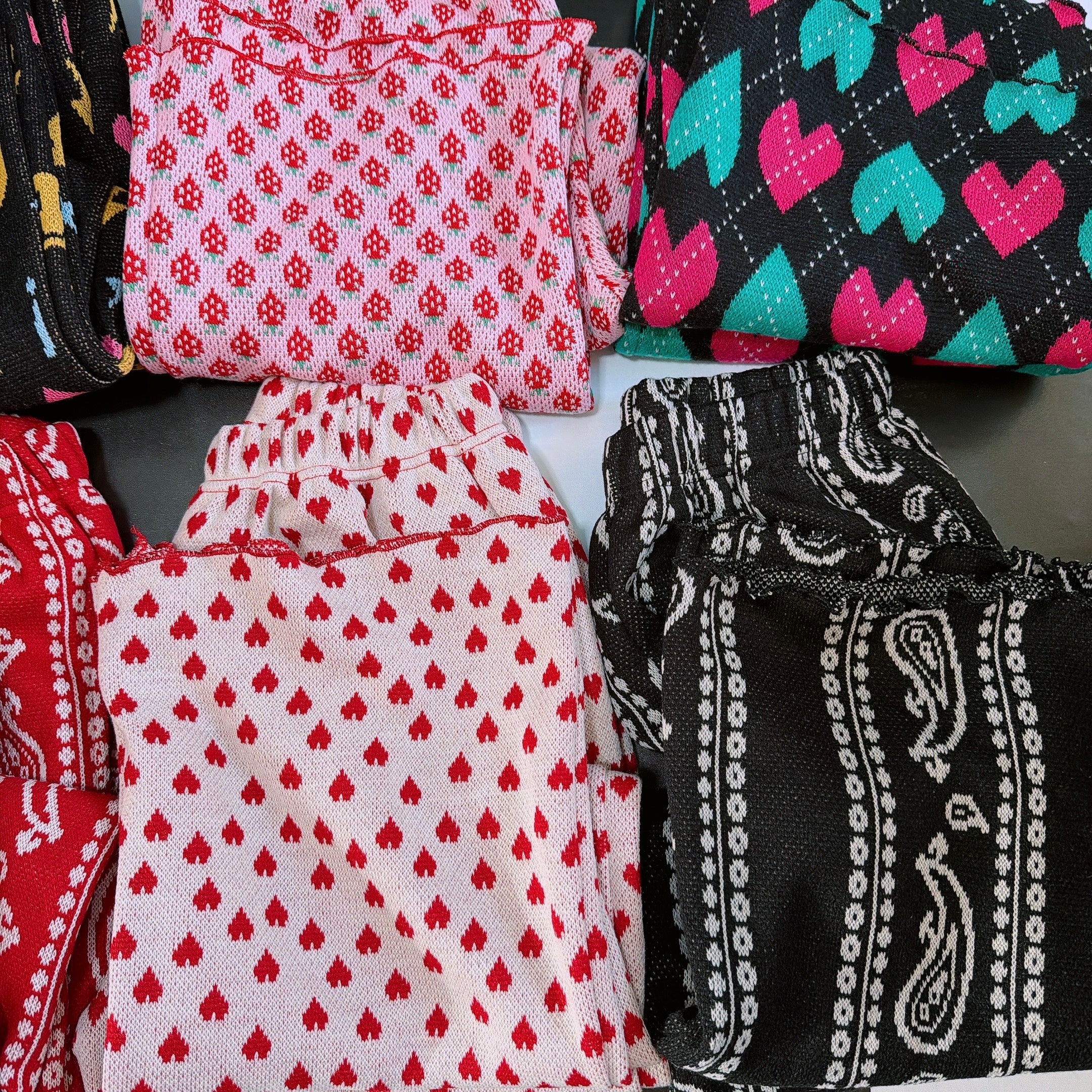 ※予約※6種類 総柄ニットパンツシリーズ♡2月上旬ごろ出荷予定