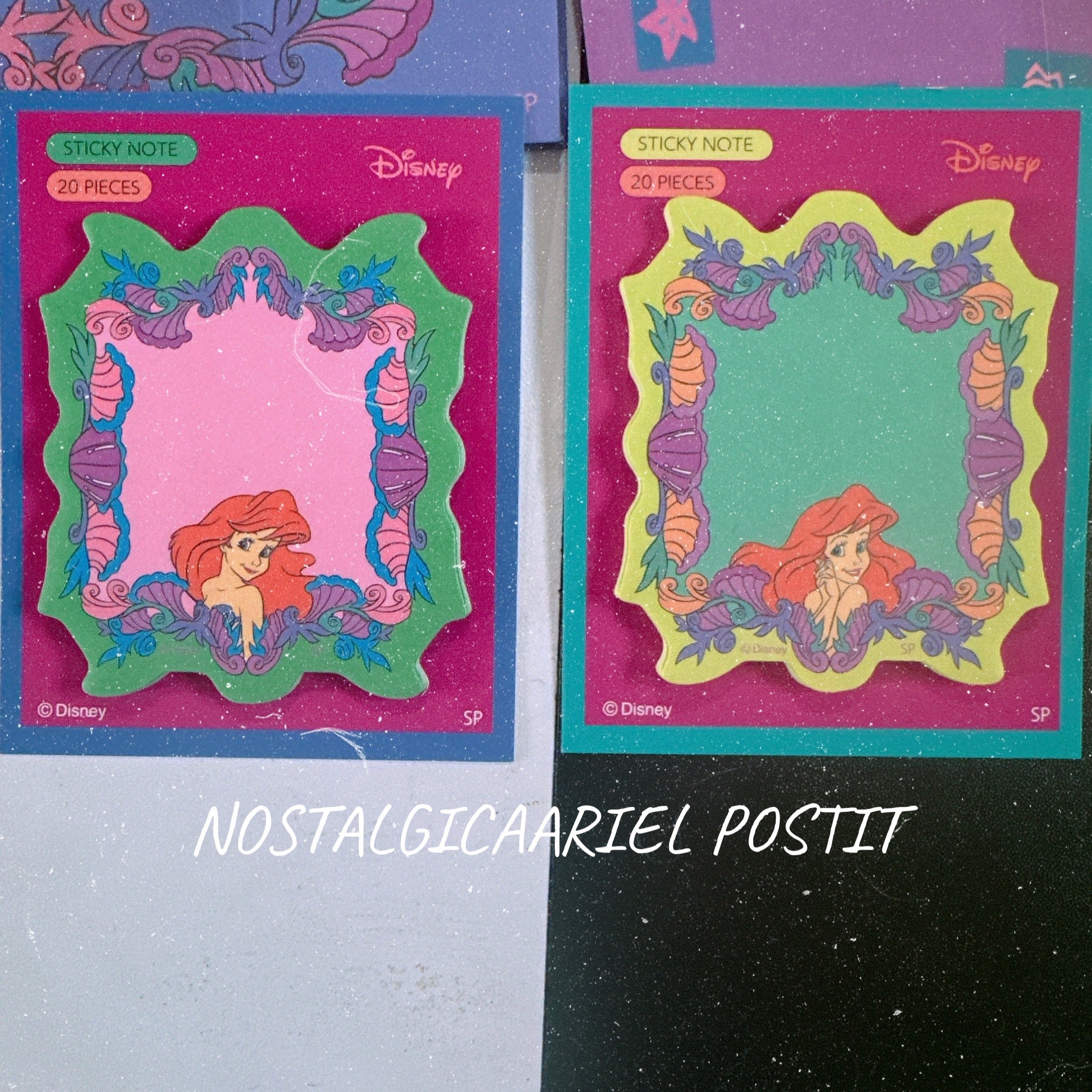 Instant delivery NOSTALGICA Ariel die-cut sticky notes