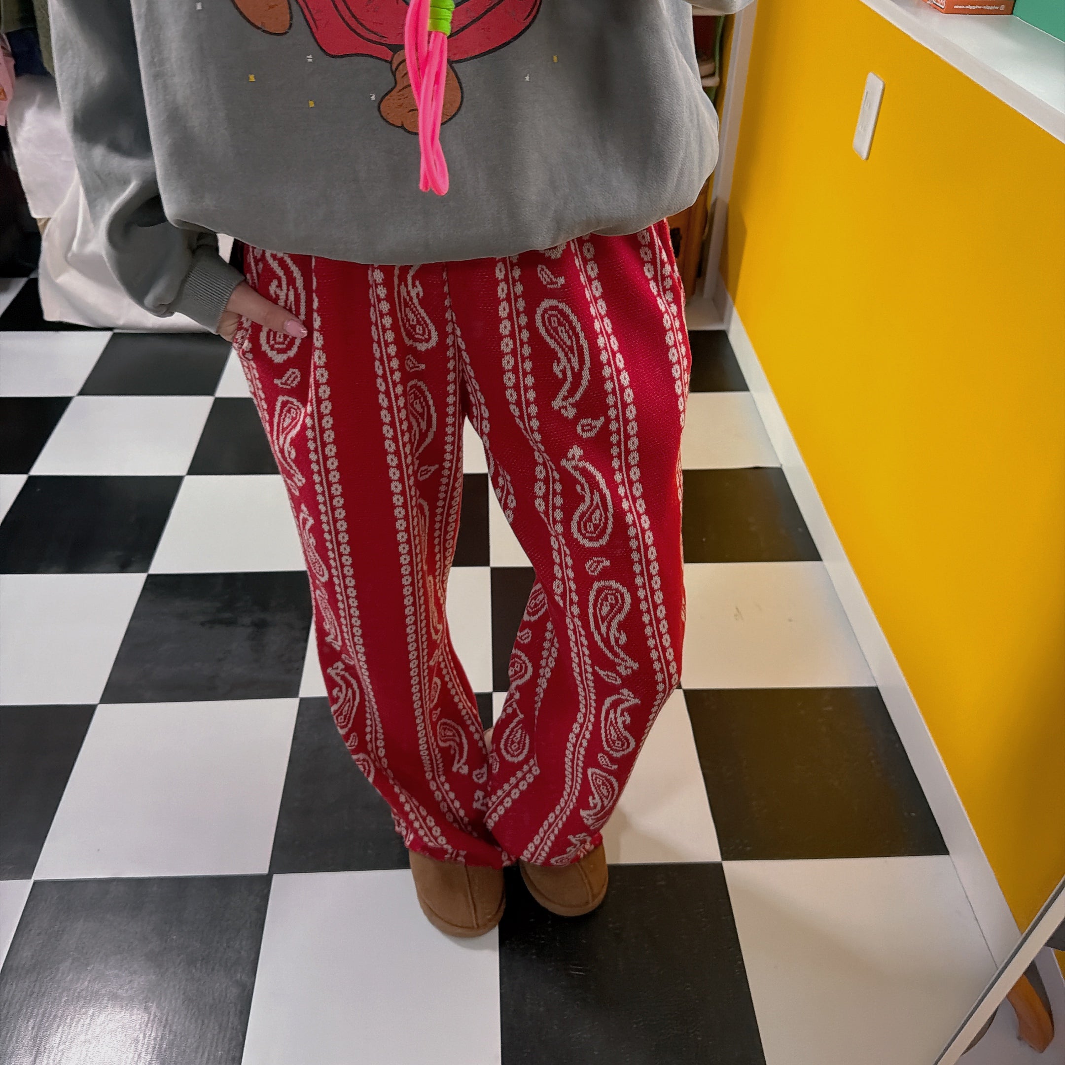 ※予約※6種類 総柄ニットパンツシリーズ♡2月上旬ごろ出荷予定