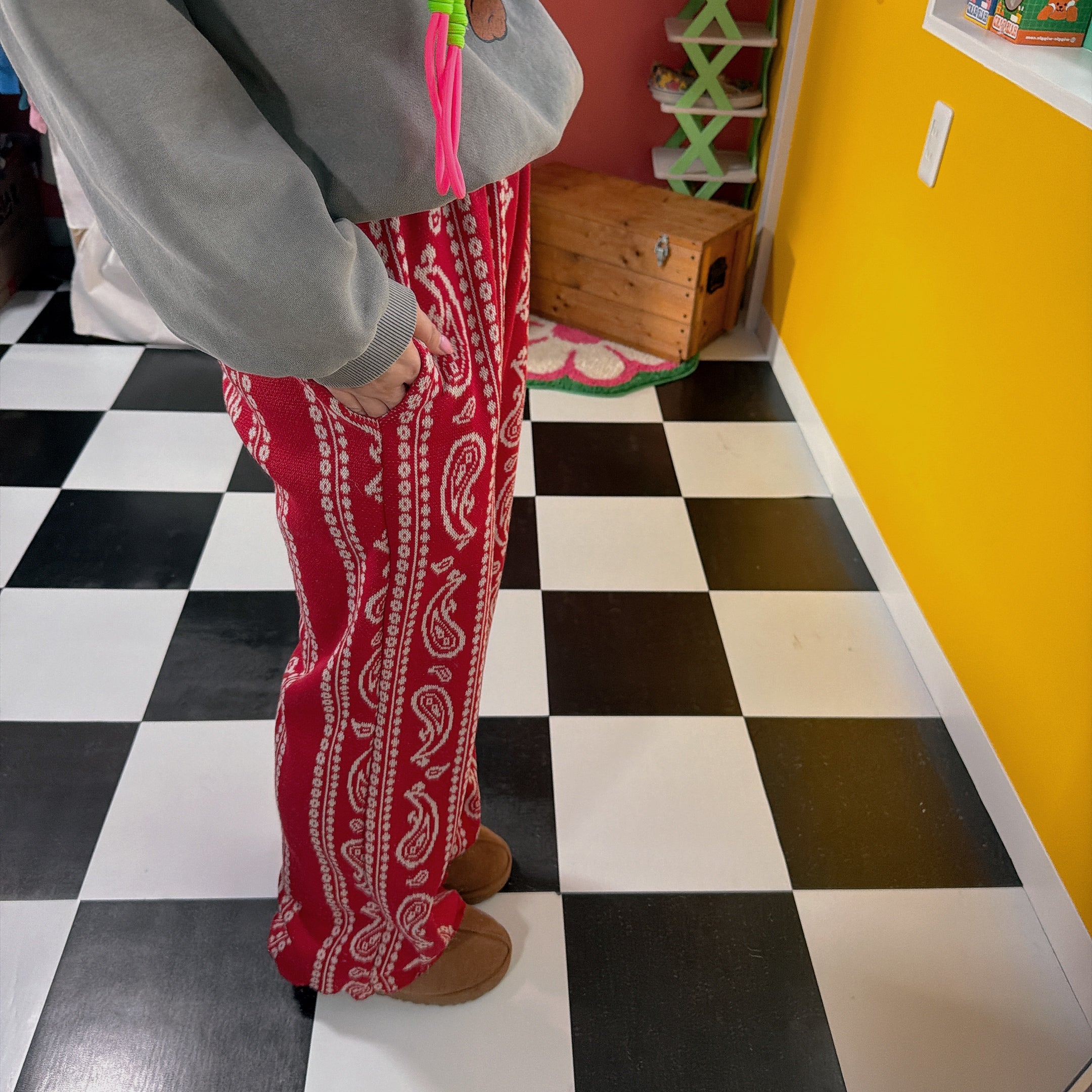 ※予約※6種類 総柄ニットパンツシリーズ♡2月上旬ごろ出荷予定