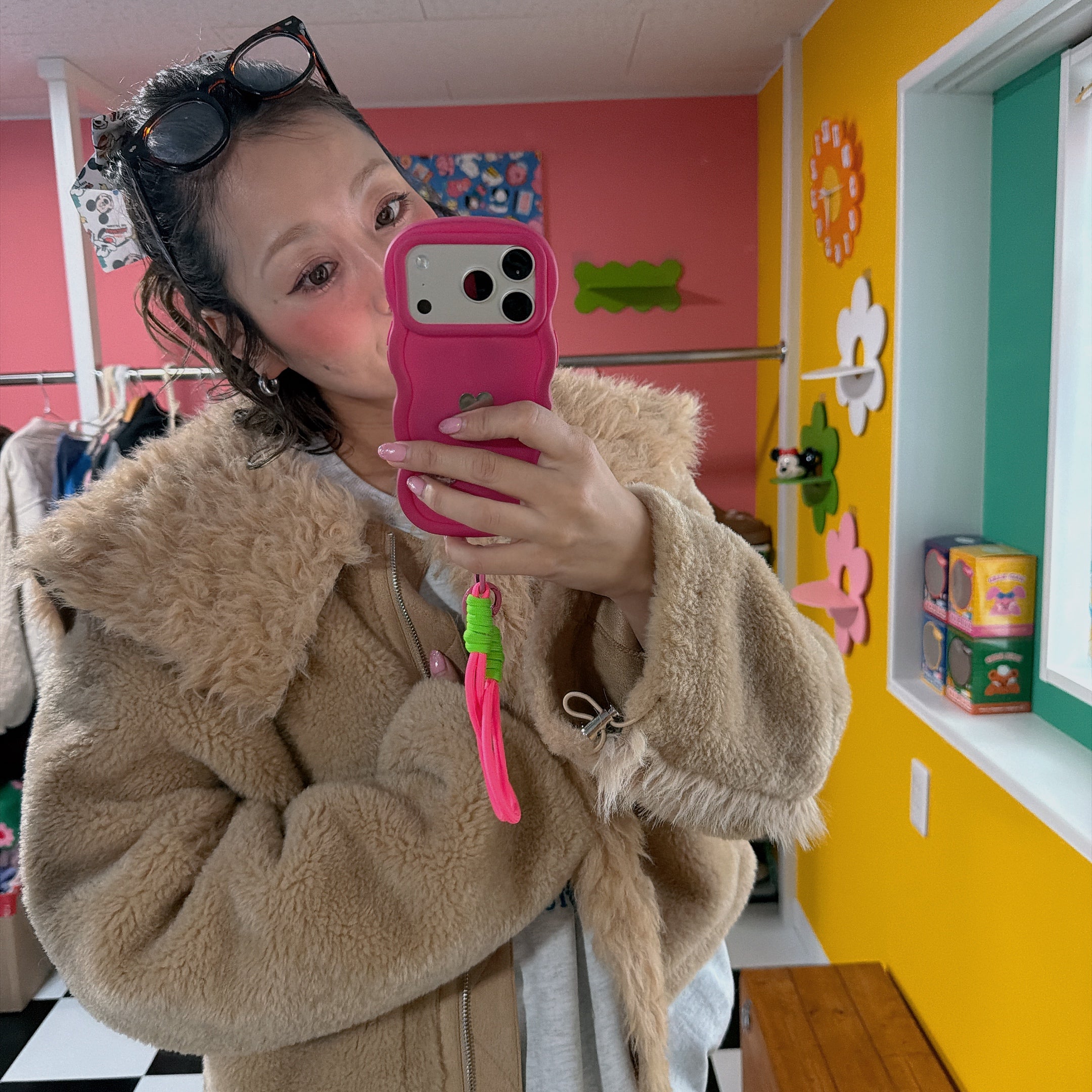 ※予約※2色 セーターカーラームートンジャケット 1月中の出荷予定