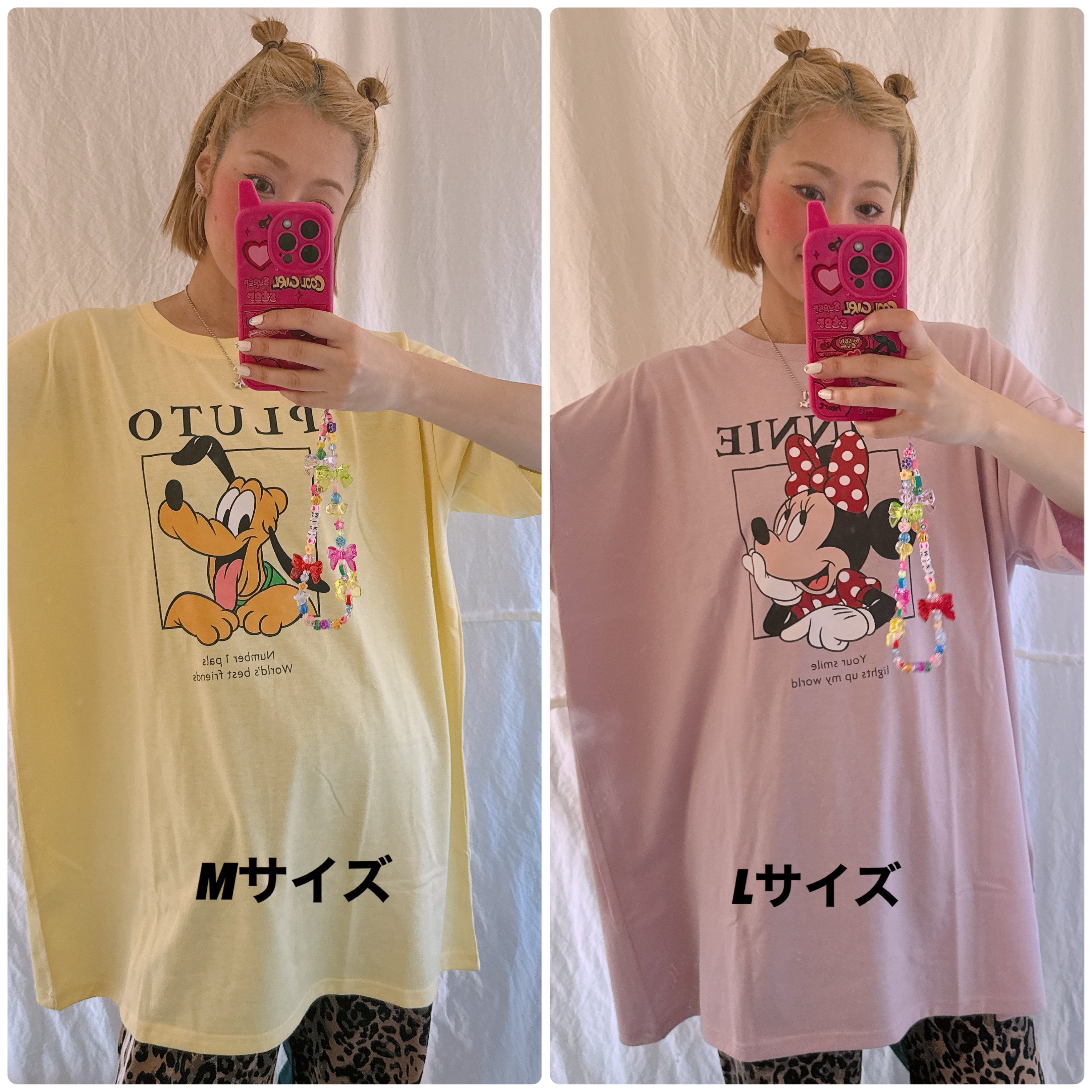 即納 4種類 レトロデザインディズニービッグTEE♡