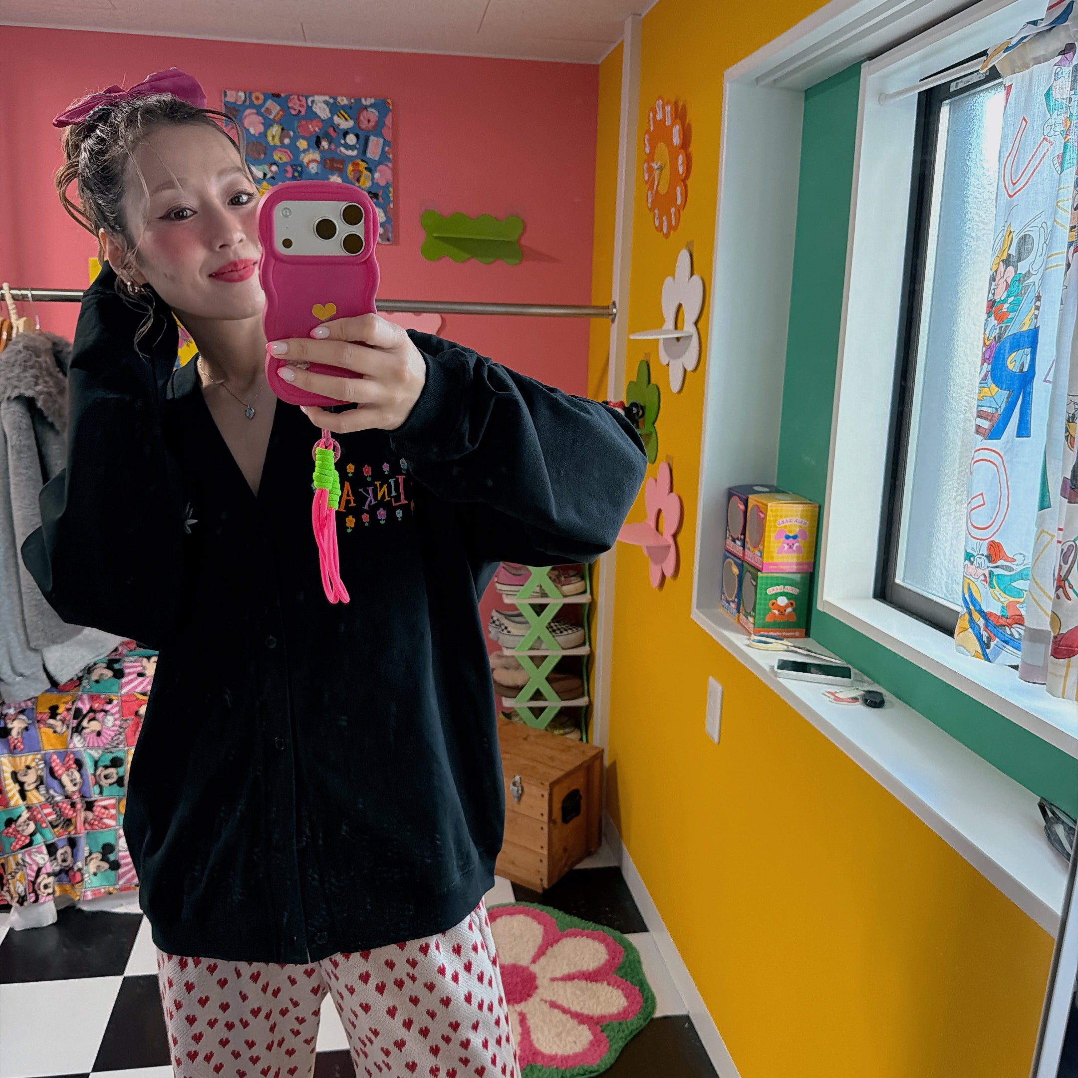 ※予約※2色LINK@ NEWロゴオリジナルシリーズ♡スウェットカーディガン 1月下旬〜2月上旬発送予定