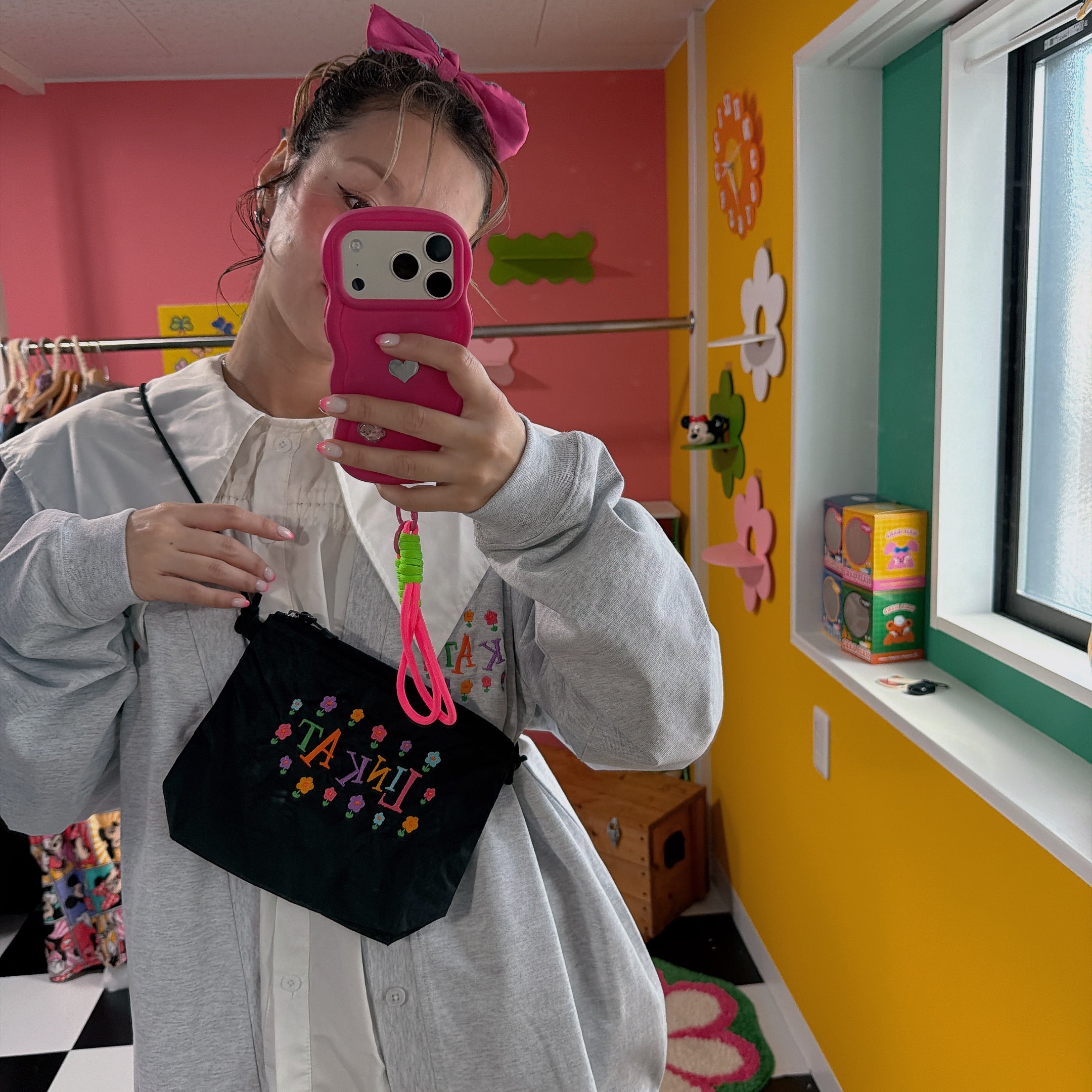 ※予約※LINK@ NEWロゴオリジナルシリーズ♡軽量サコッシュ 1月下旬〜2月上旬発送予定