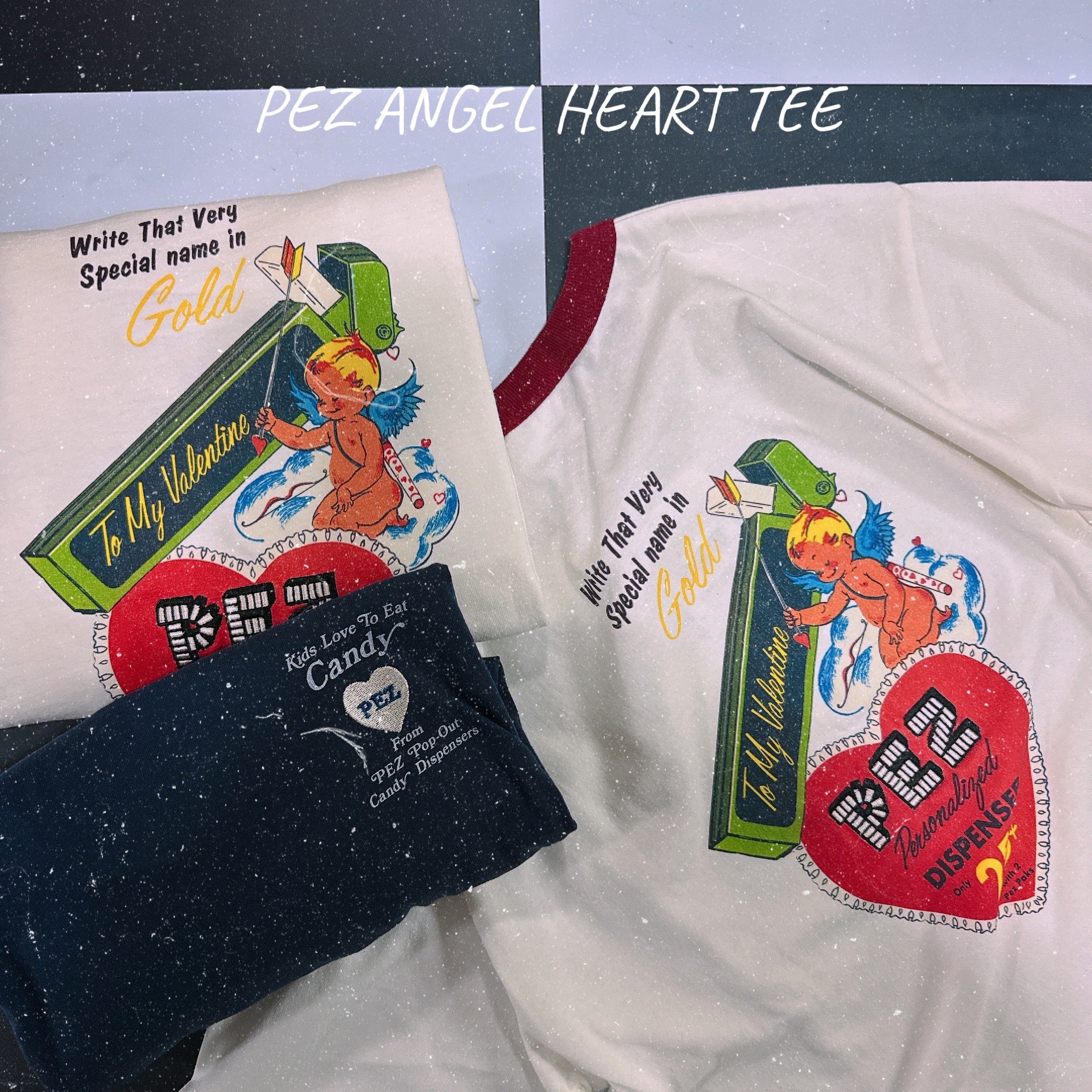 *Pre-order* New SS PEZ retro heart design TEE Scheduled to ship in March