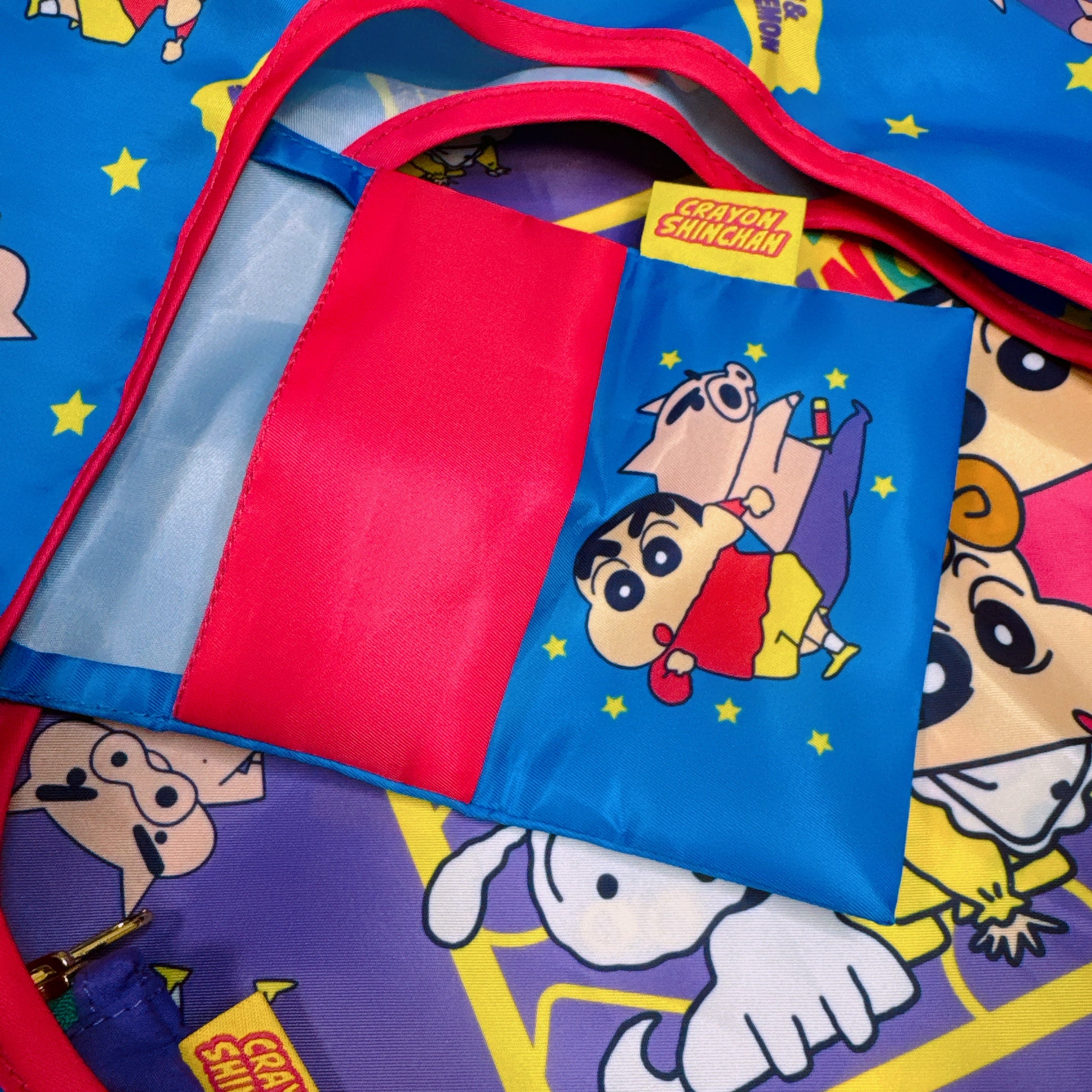 ※Pre-order※ Retro Shin-chan Goods Series♡ 2-color shopping bag Scheduled to be shipped in May