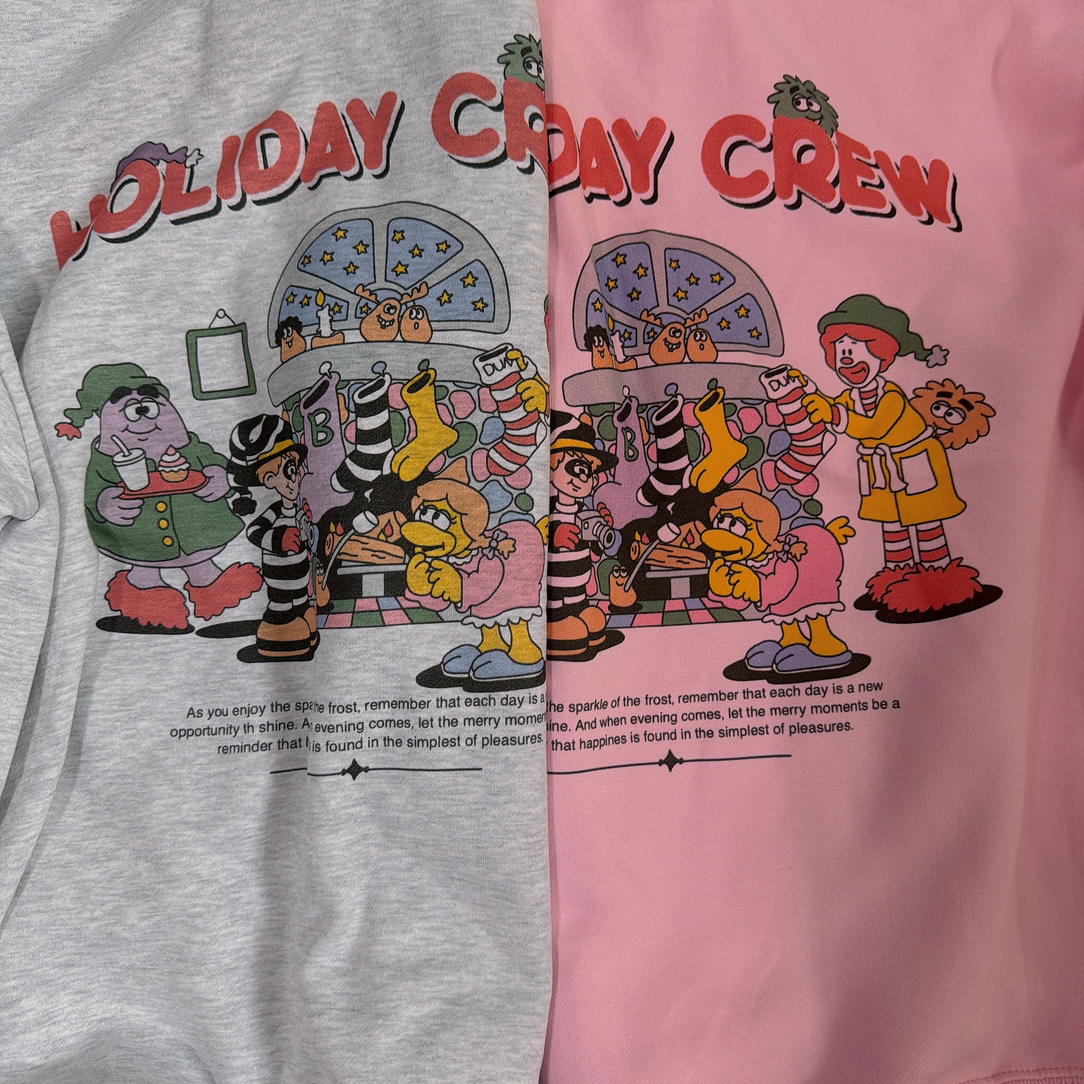 *Pre-order* McDonald's Holiday Sweatshirt in 2 colors. Scheduled to ship in January.