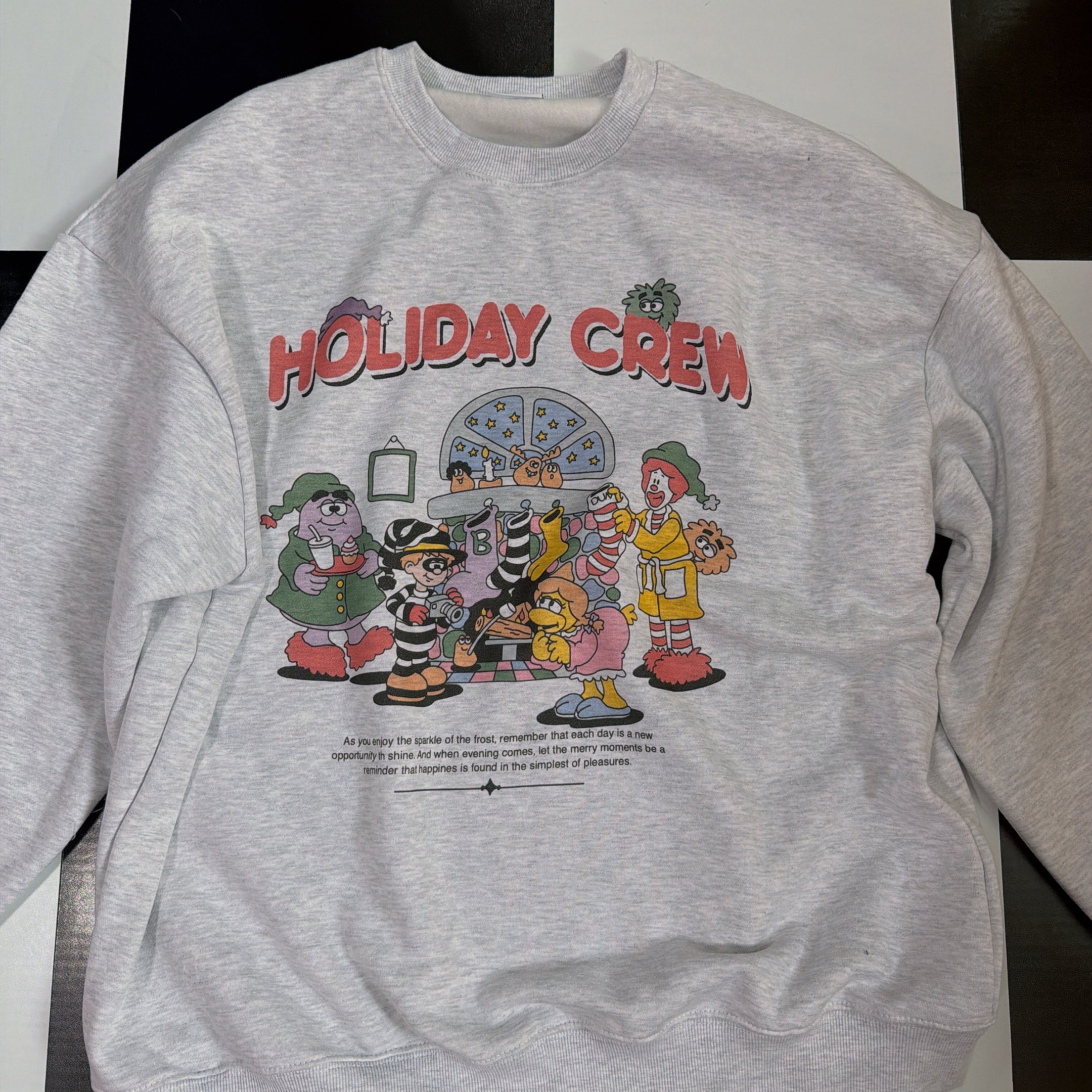 *Pre-order* McDonald's Holiday Sweatshirt in 2 colors. Scheduled to ship in January.