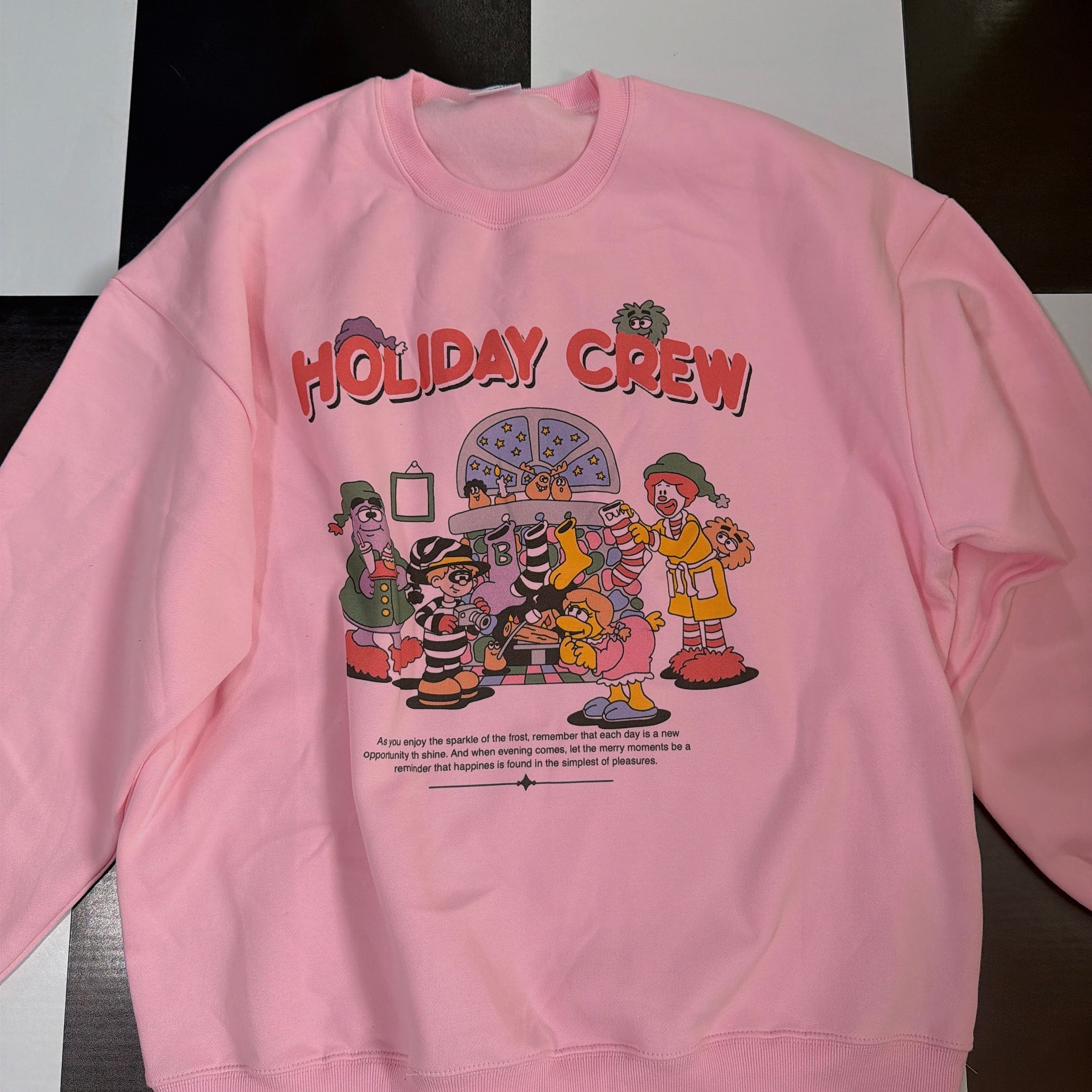 *Pre-order* McDonald's Holiday Sweatshirt in 2 colors. Scheduled to ship in January.