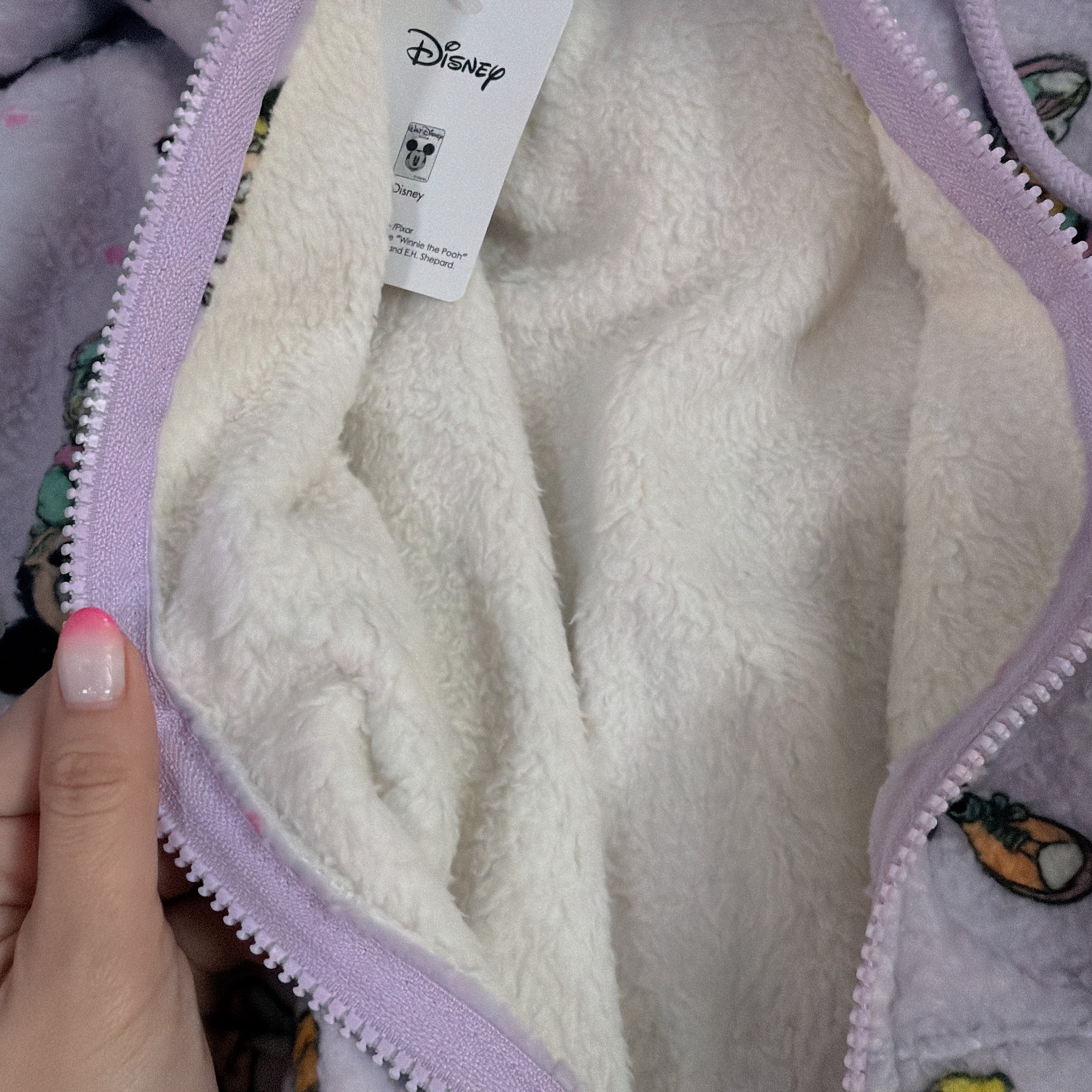 *Pre-order* 3-color Mickey and Friends fluffy hoodie. Scheduled to ship late January to early February.